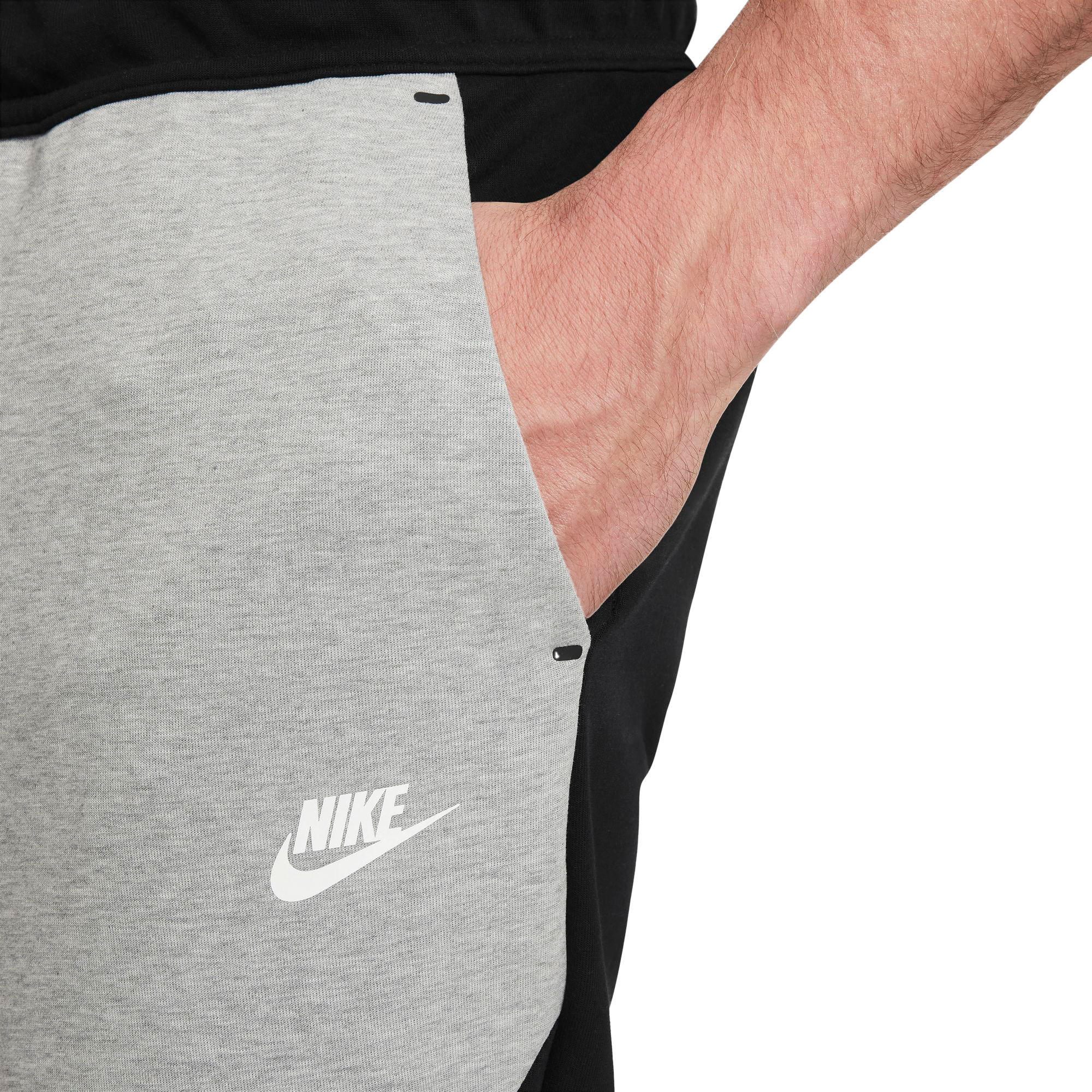 Nike Men's Sportswear Tech Fleece Black/Grey Joggers - Hibbett