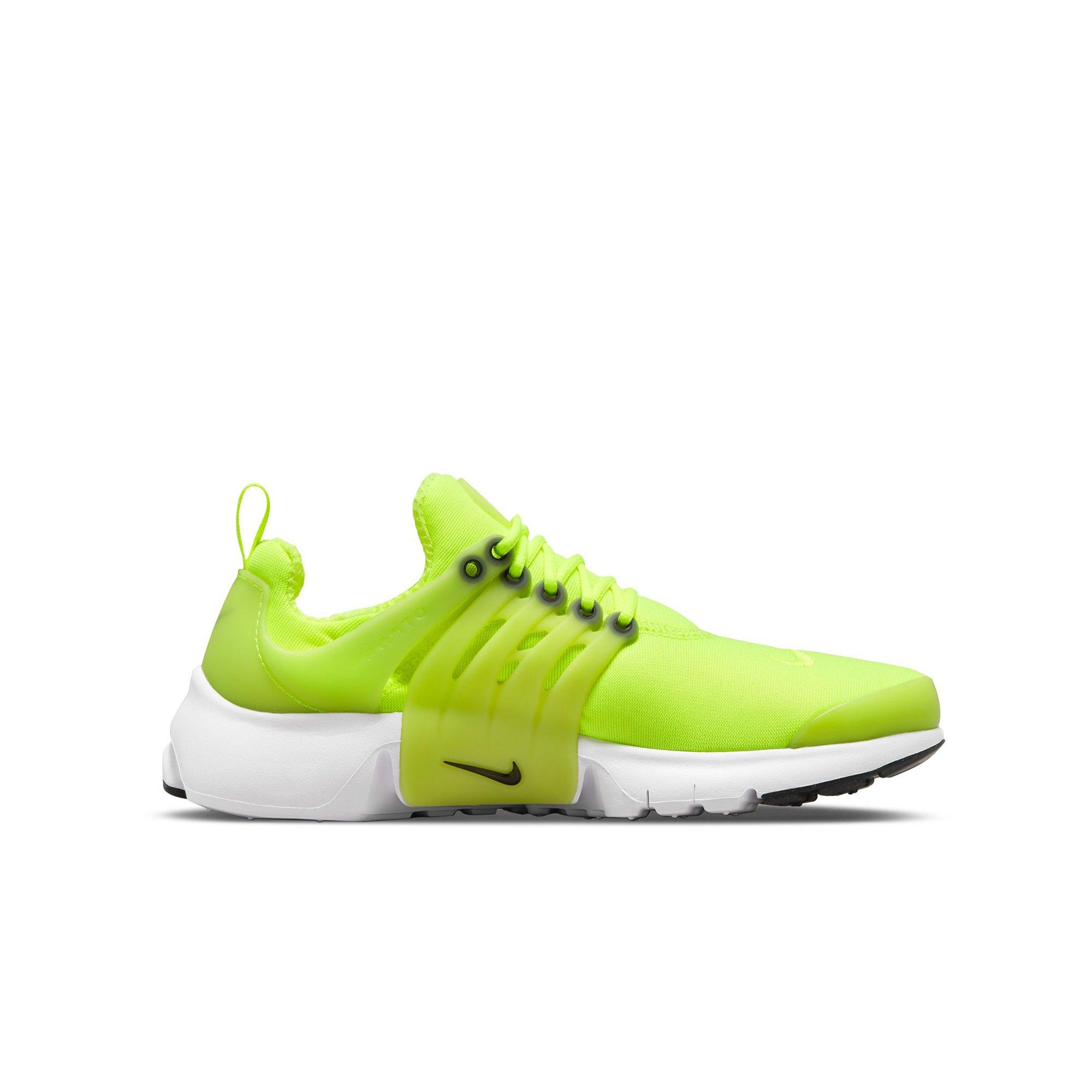 Nike Presto "Volt/Black/White" Grade School Boys' Shoe