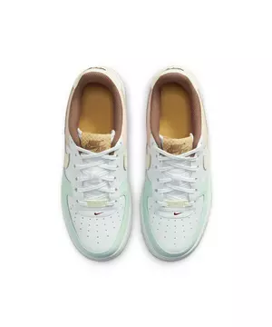 Nike Air Force 1 LV8 White/Coconut Milk/Mint Foam Grade School Girls'  Shoe - Hibbett