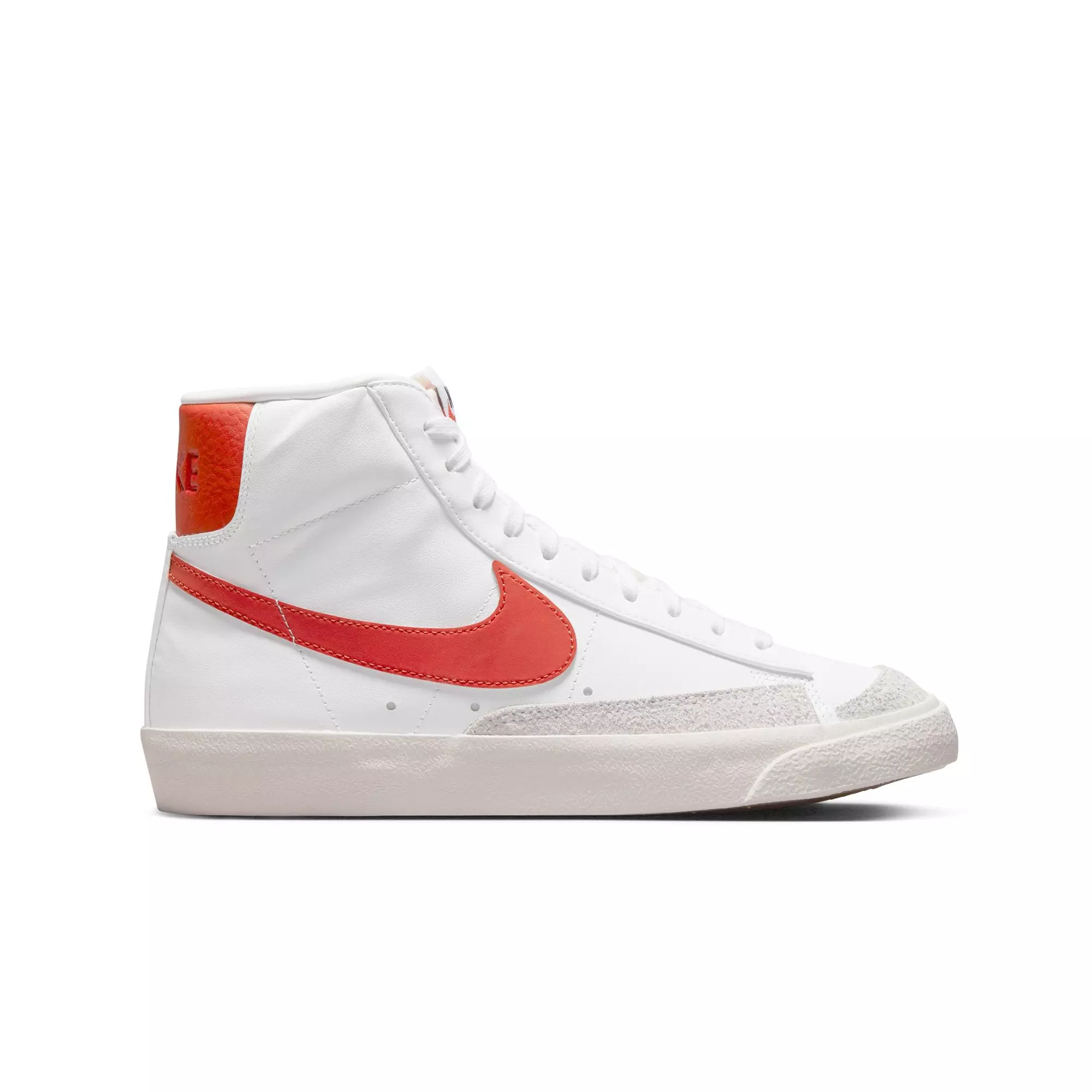 Nike Blazer Mid '77 "White/Mantra Orange/Sail/Cinnabar" Women's Shoe - WHITE/BROWN
