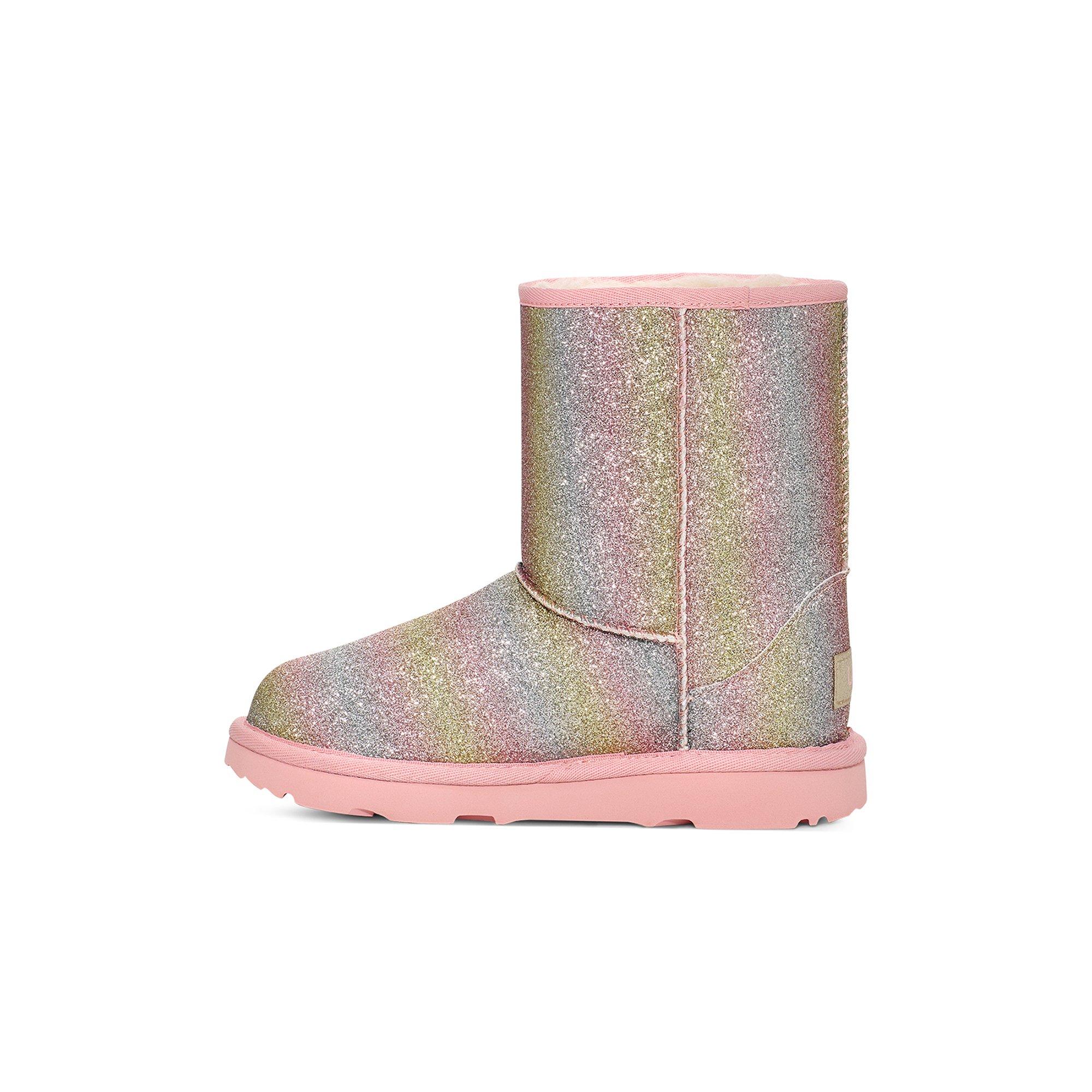 UGG Classic II Metallic Glitter Preschool Girls' Boot - Hibbett