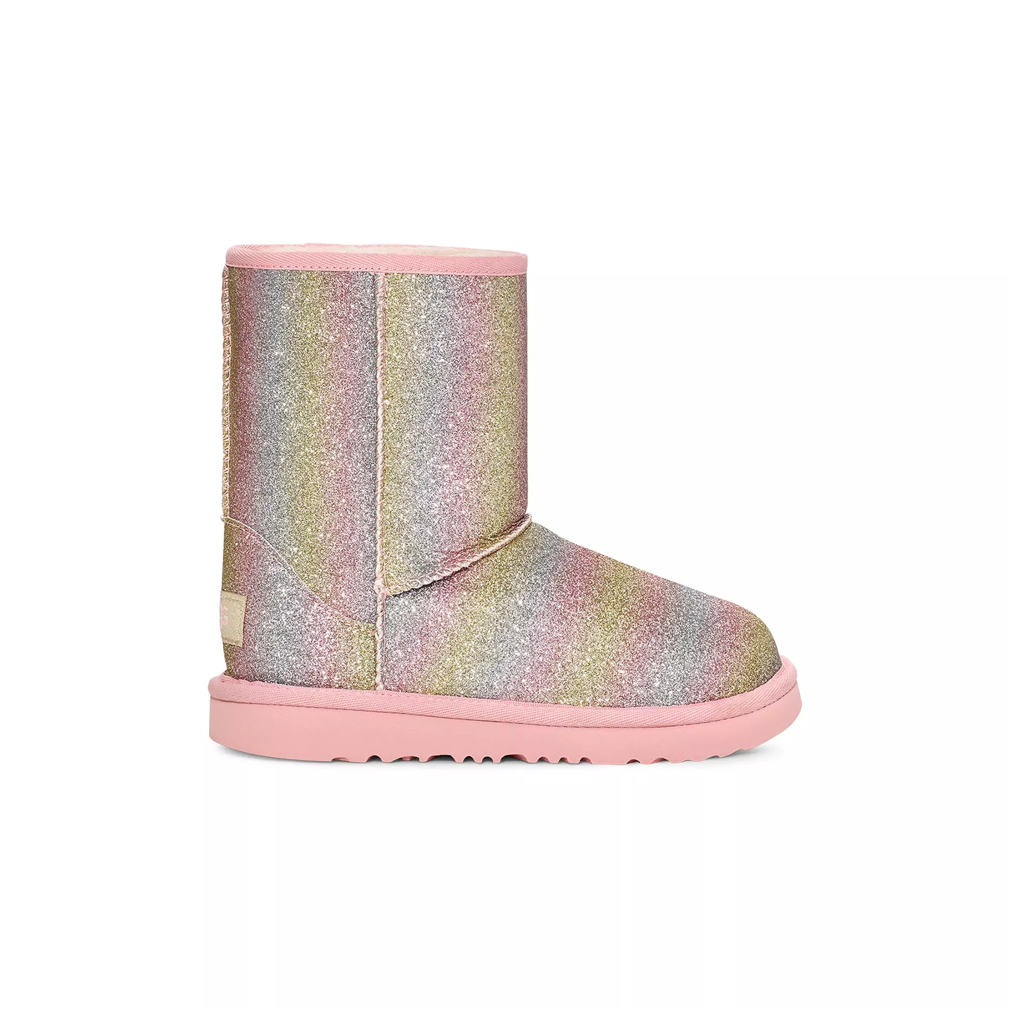 UGG Classic II "Metallic Glitter" Preschool Girls' Boot - PINK/BLUE