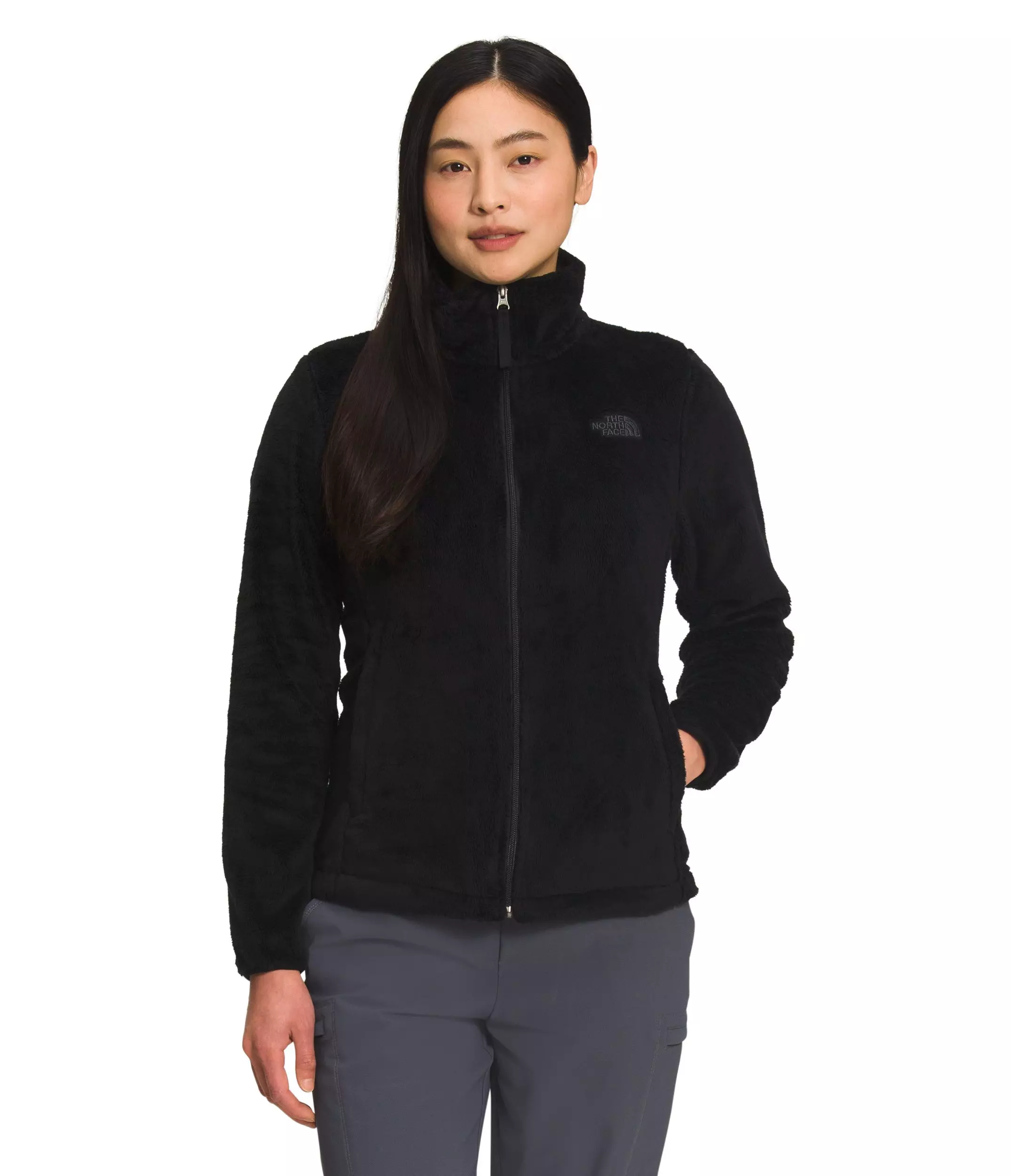 The North Face Women's Osito Jacket-Black - Hibbett