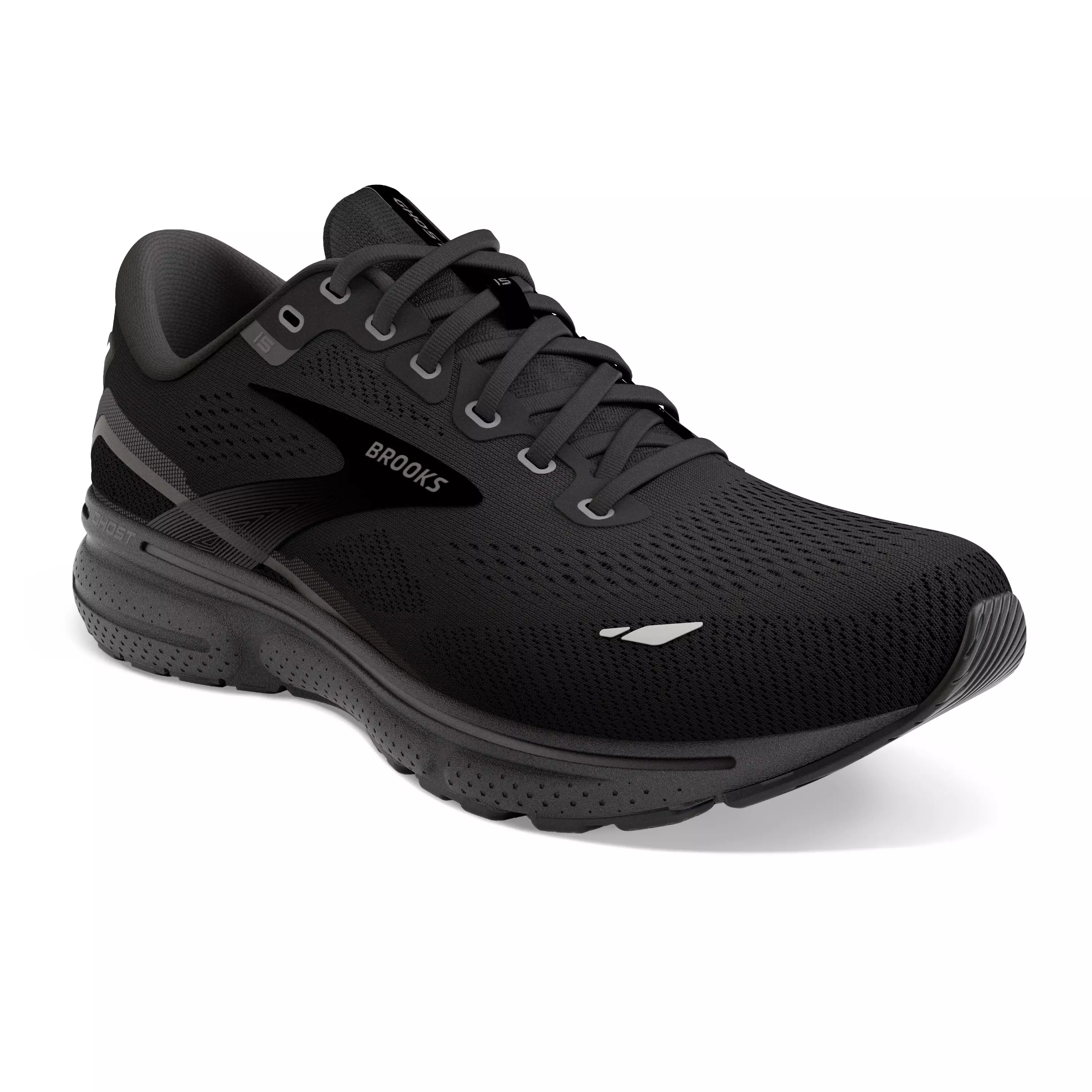Brooks Ghost 15 "Black/Black" Men's Running Shoe - BLACK