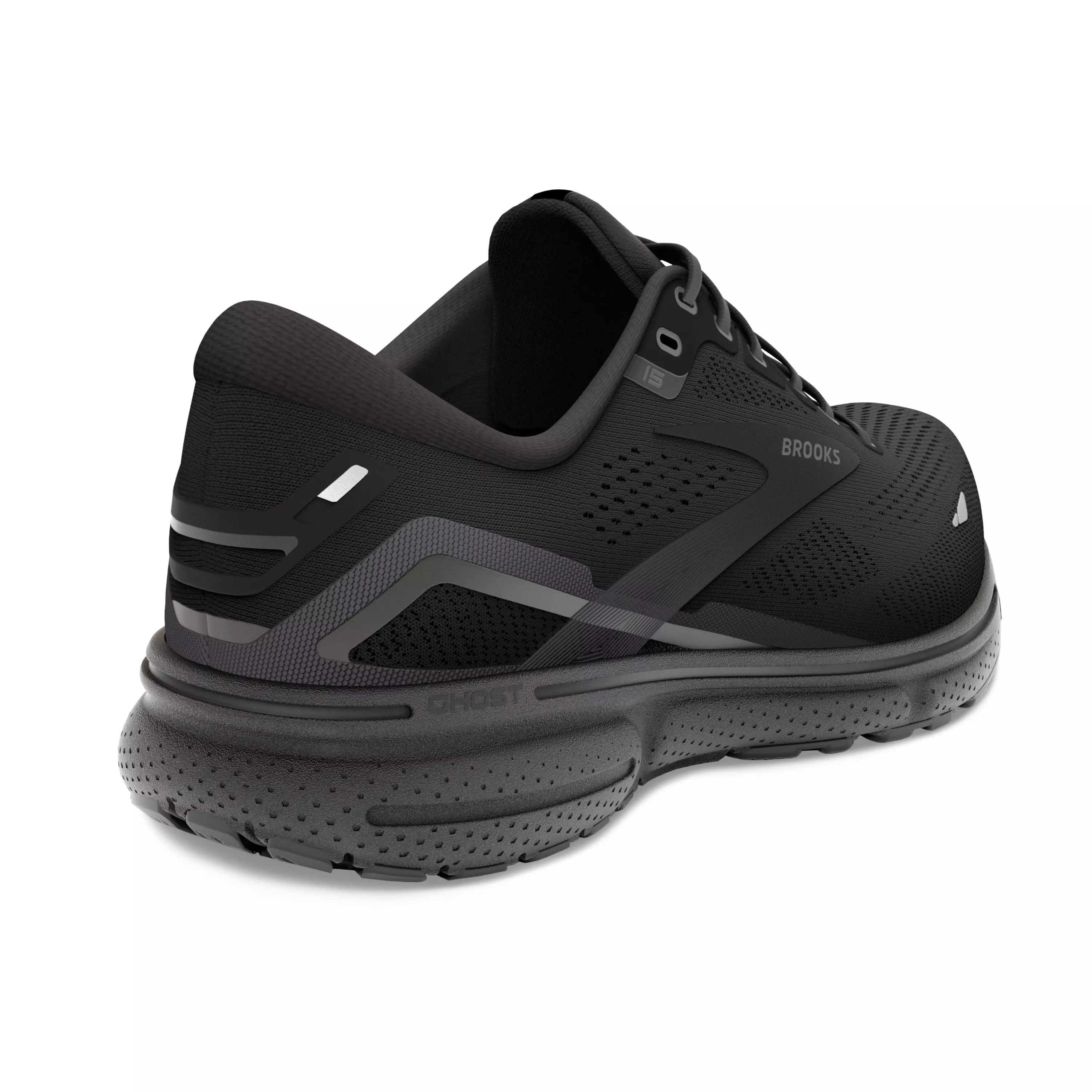 Brooks Ghost 15 "Black/Black" Men's Running Shoe - BLACK