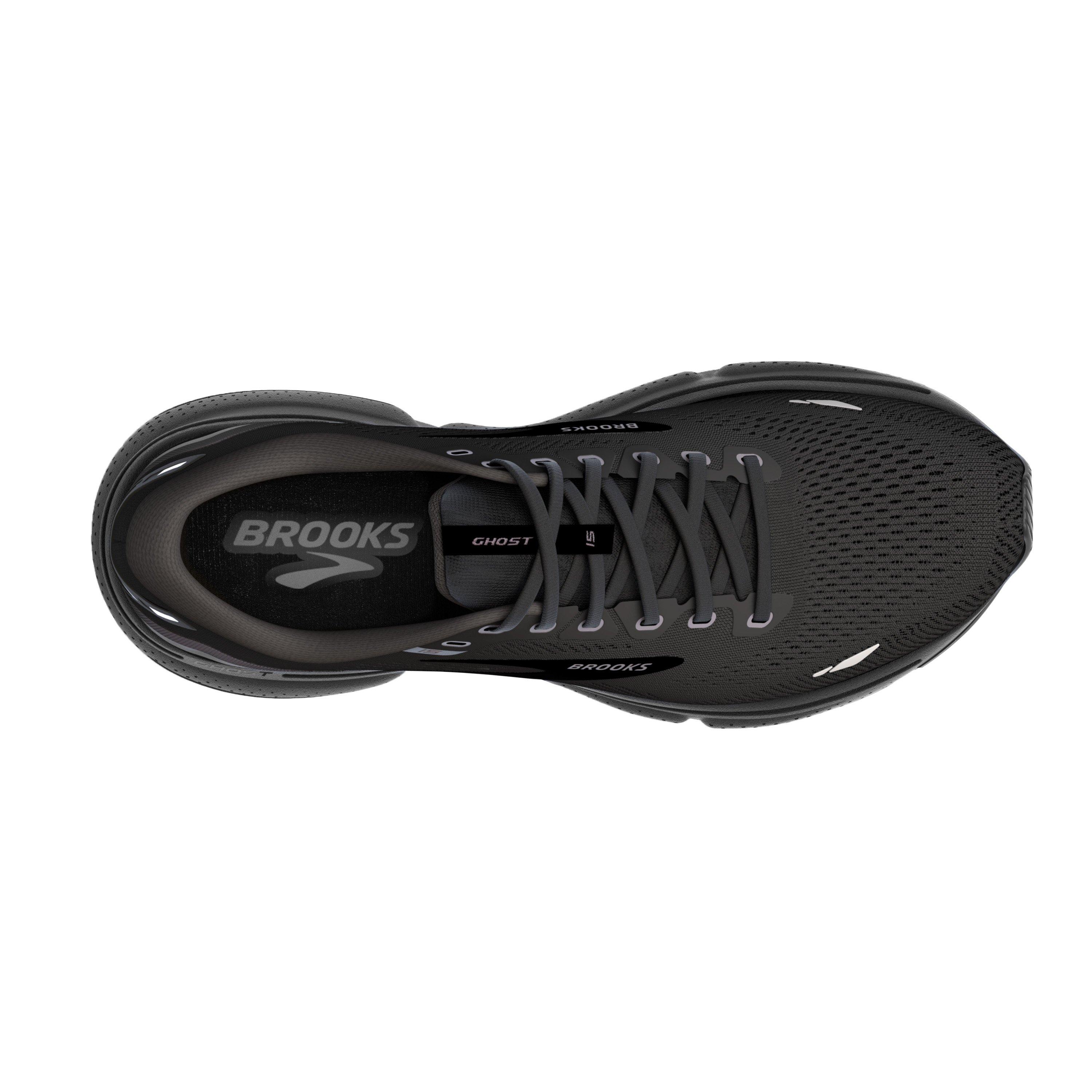 Brooks Ghost 15 "Black/Black" Men's Running Shoe - BLACK
