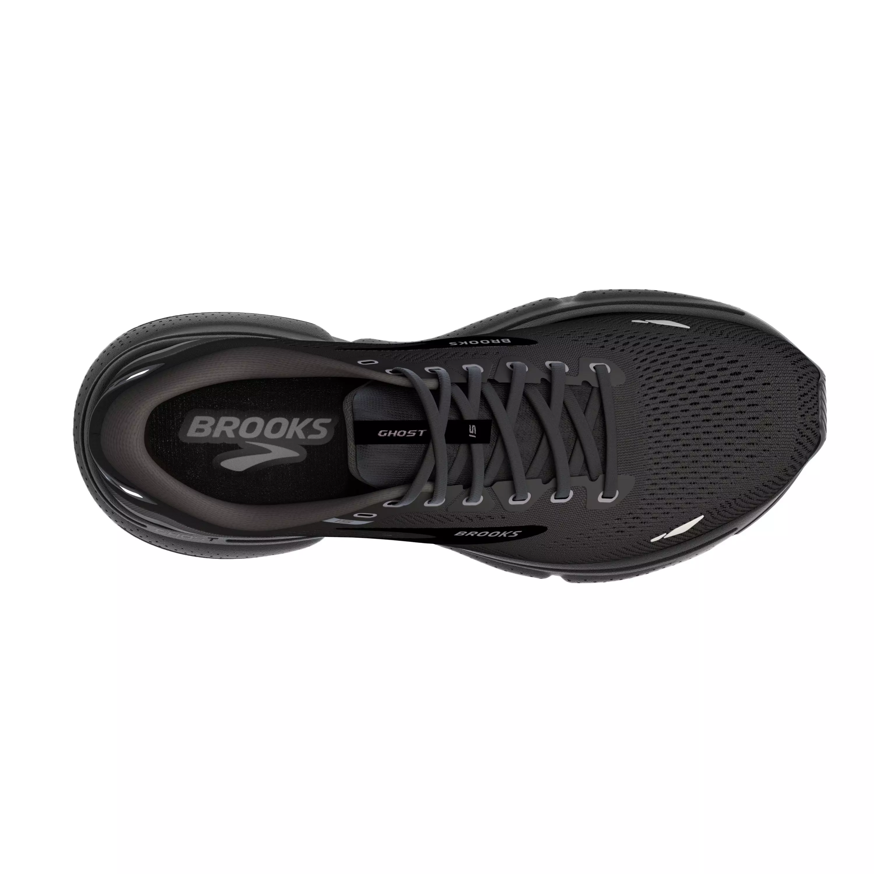 Brooks Ghost 15 "Black/Black" Men's Running Shoe - BLACK