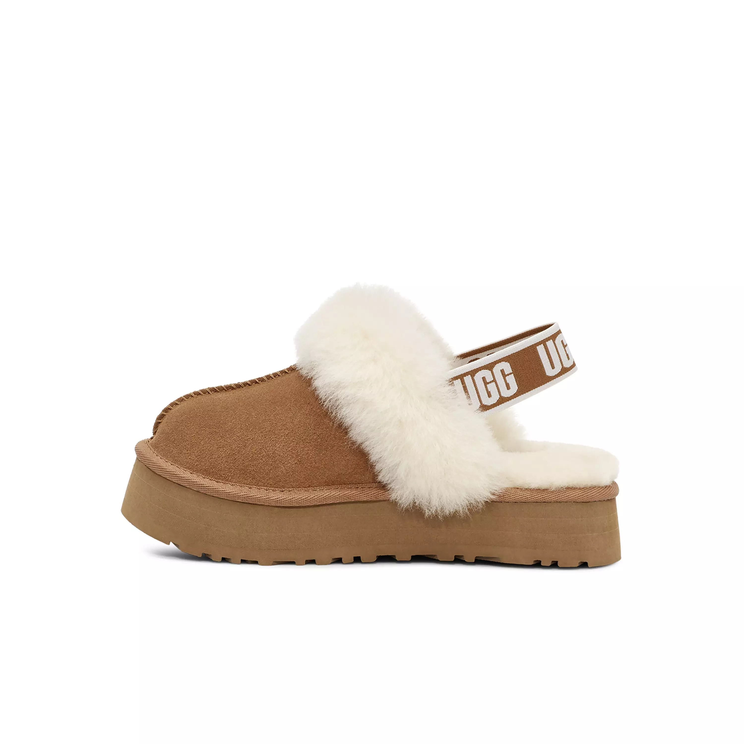 UGG Funkette "Chestnut" Grade School Girls' Slide - BROWN