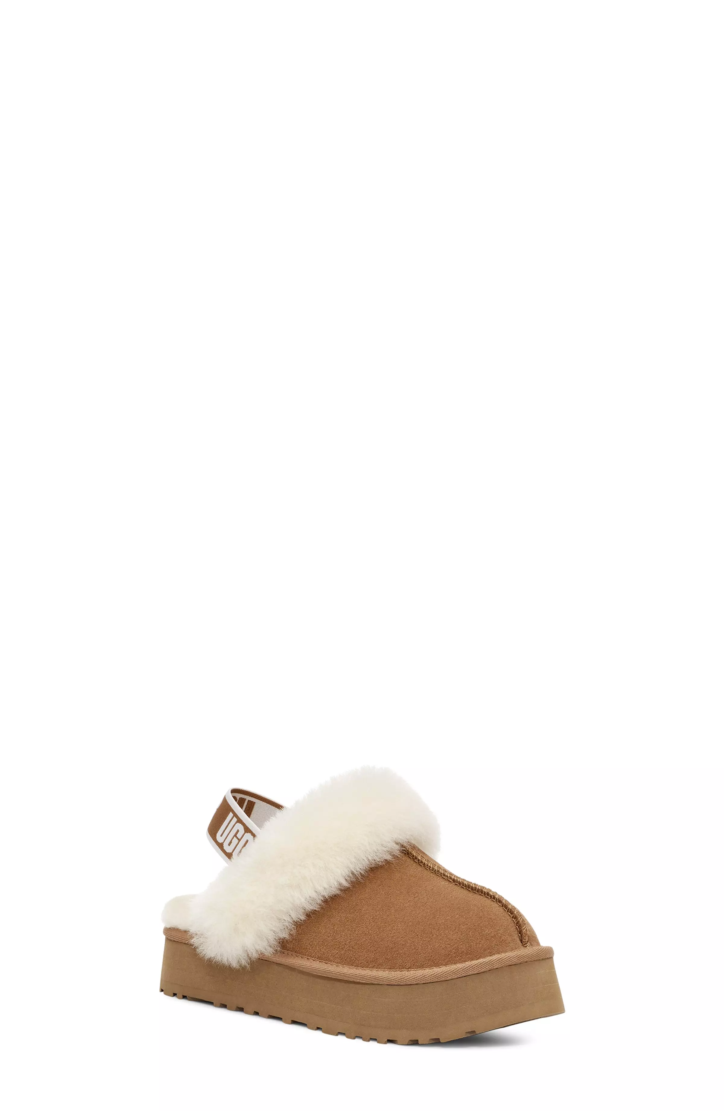 UGG Funkette "Chestnut" Grade School Girls' Slide - BROWN