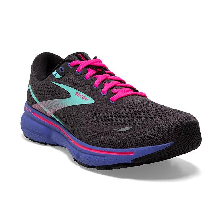 Brooks Ghost 15 Black/Teal/Pink Women's Running Shoe - Hibbett