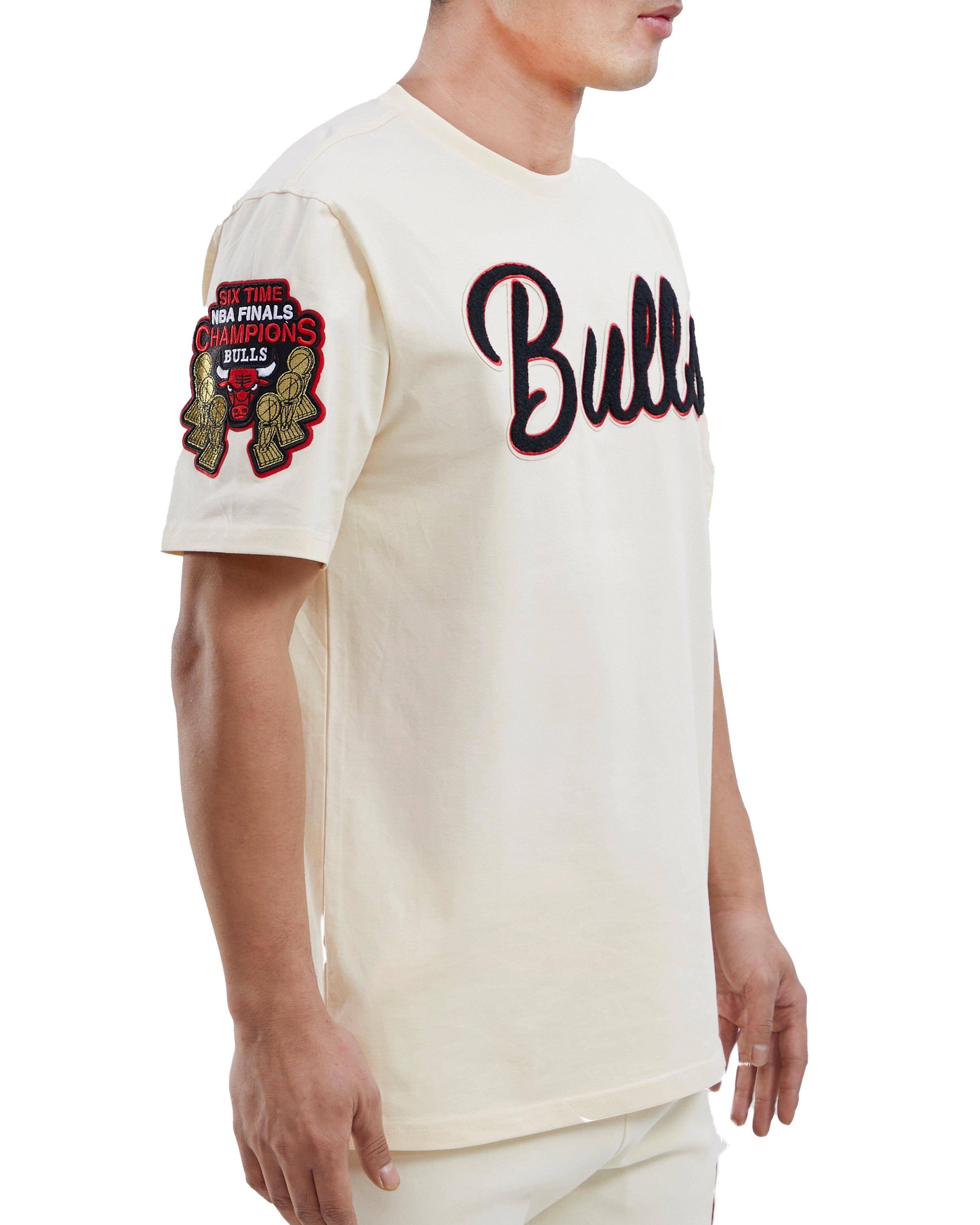 Pro Standard Chicago Bulls Logo Shirt Taupe