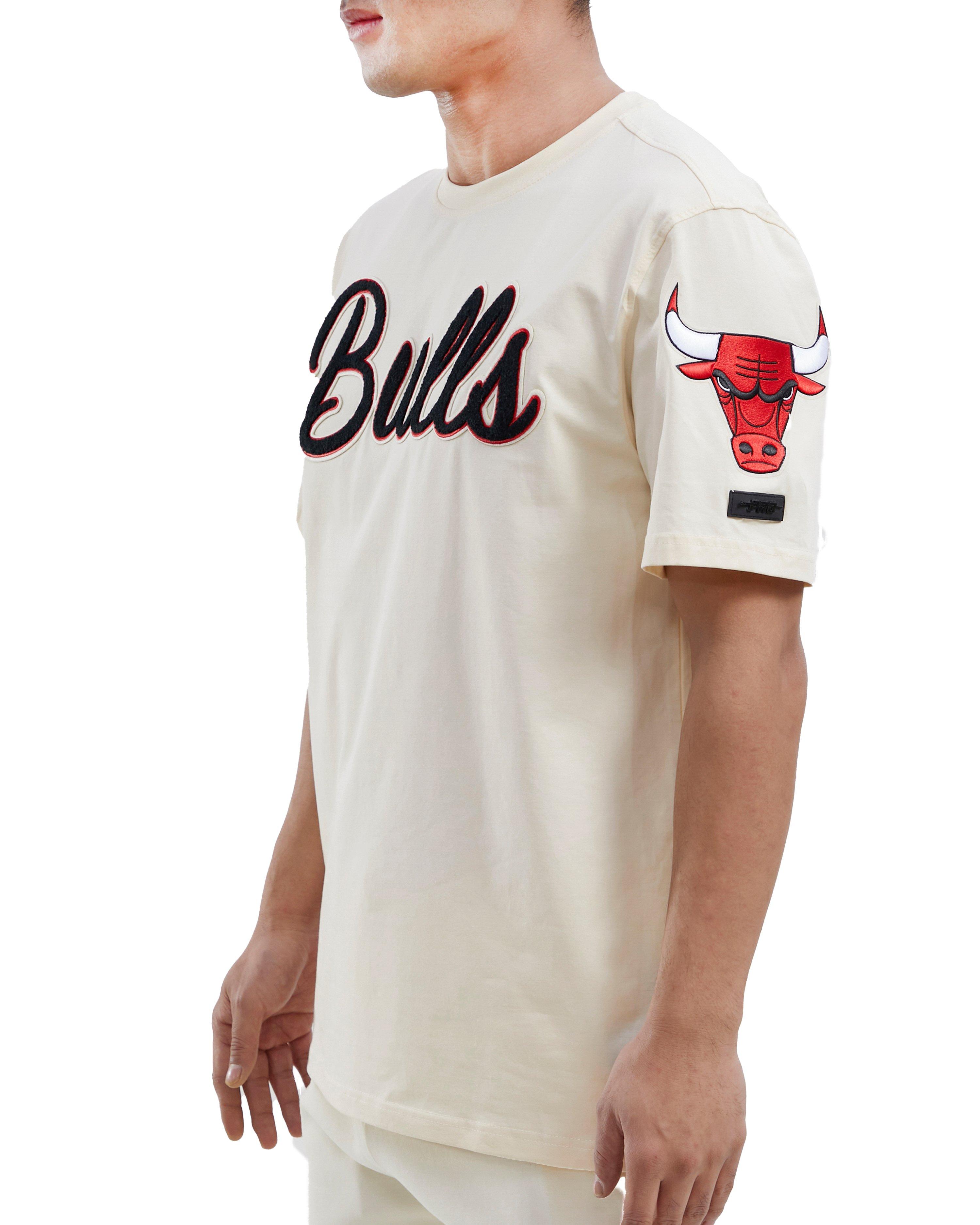 Pro Standard Men's Chicago Bulls Off White T-Shirt