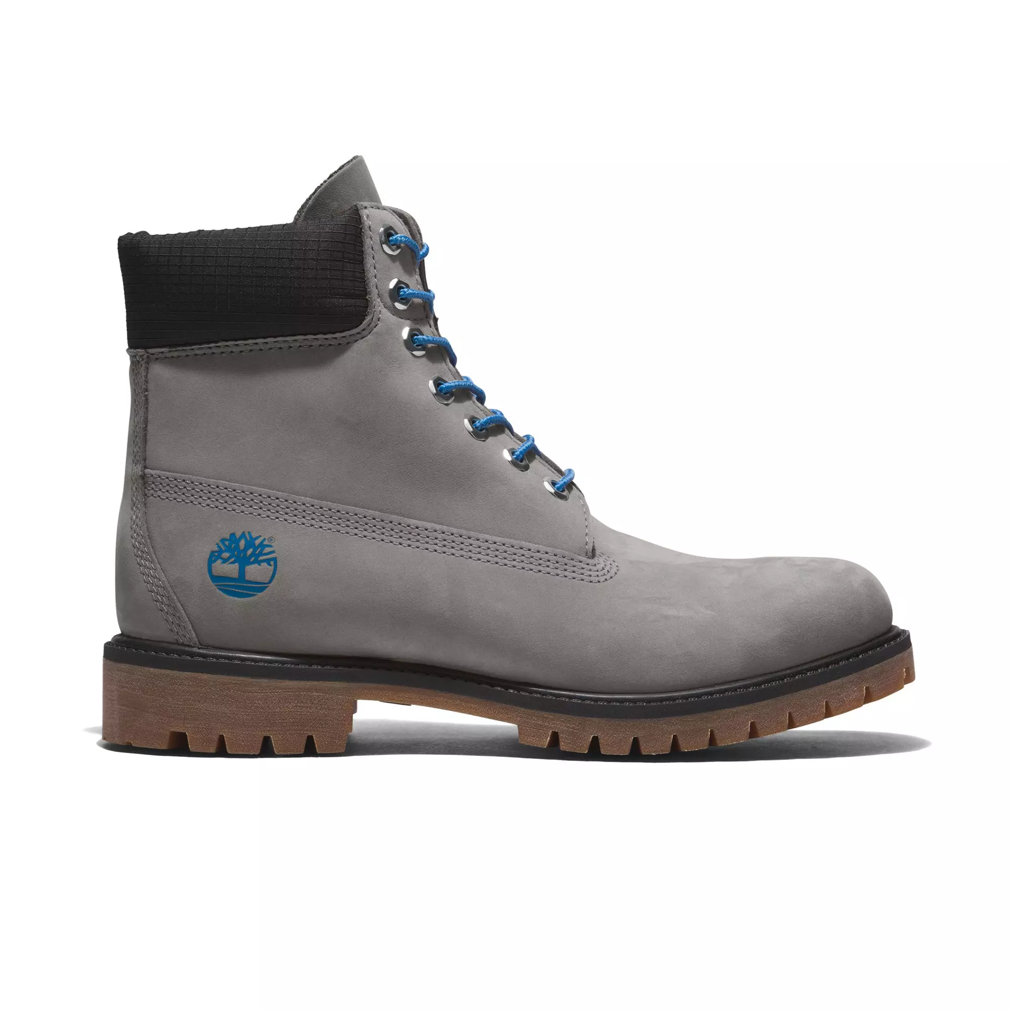 Timberland 6" Premium "Medium Grey/Blue" Men's Boot - GREY