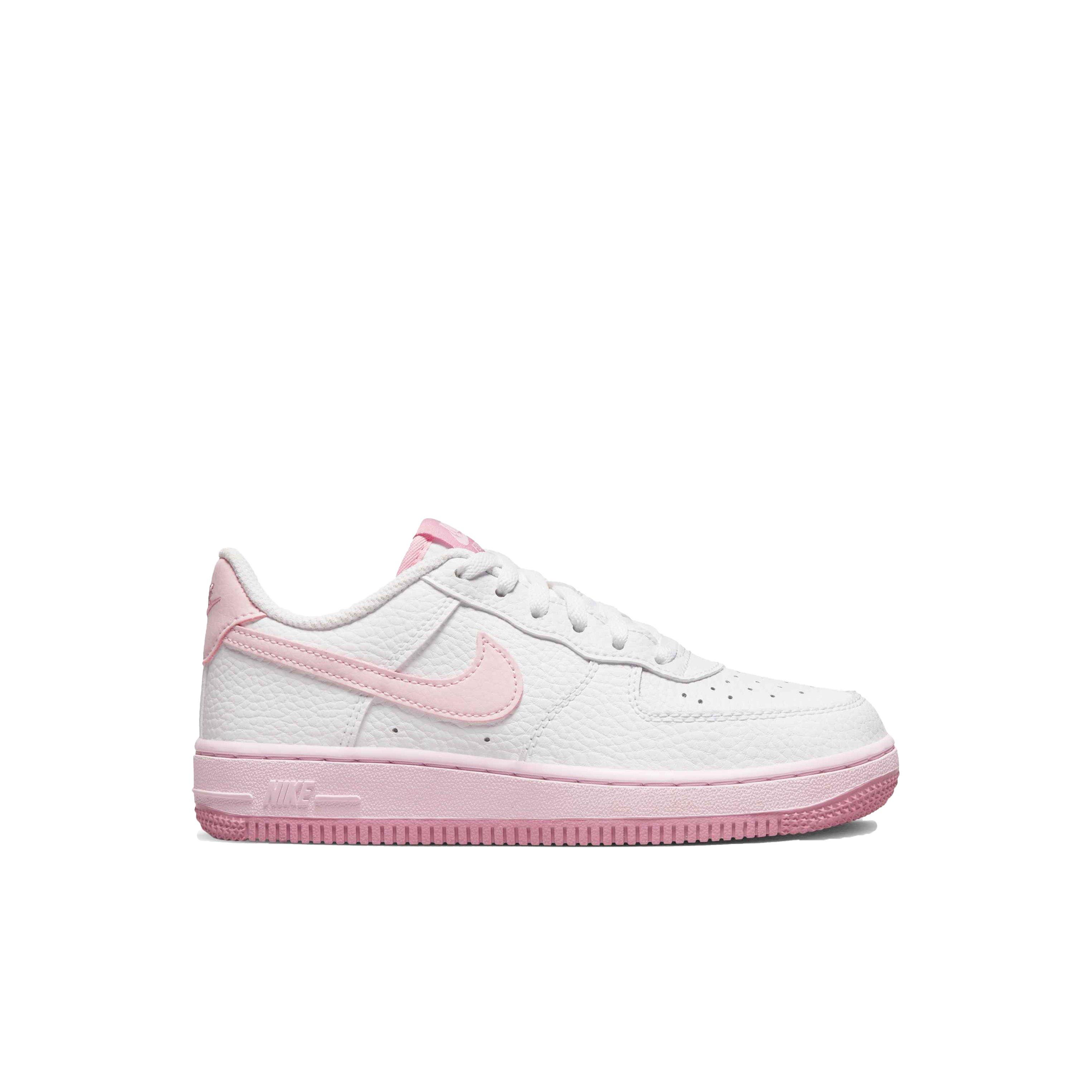 pink and white air force 1 size 4