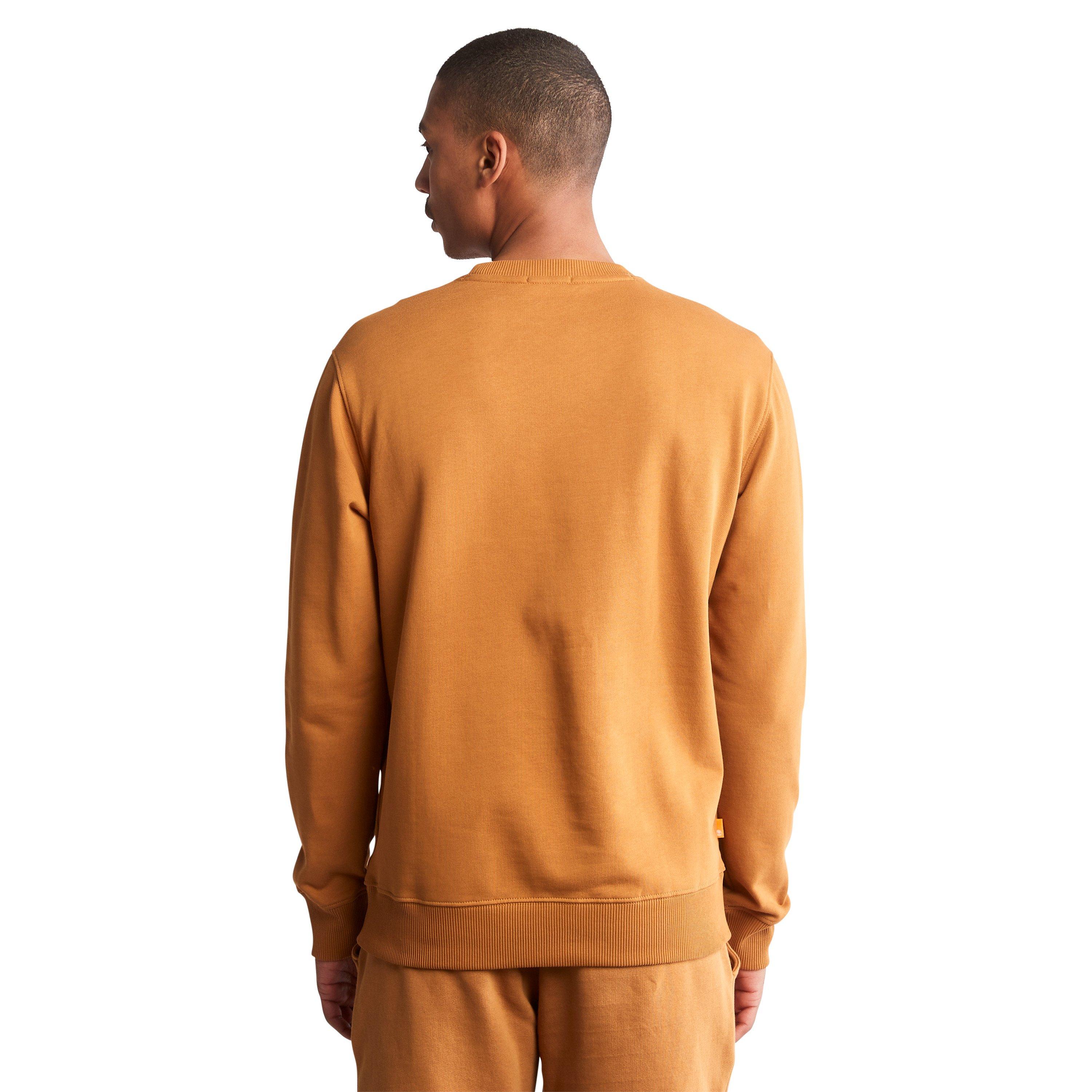 Timberland Core Tree Logo Crew Neck Long Sleeve Men's Wheat Tee