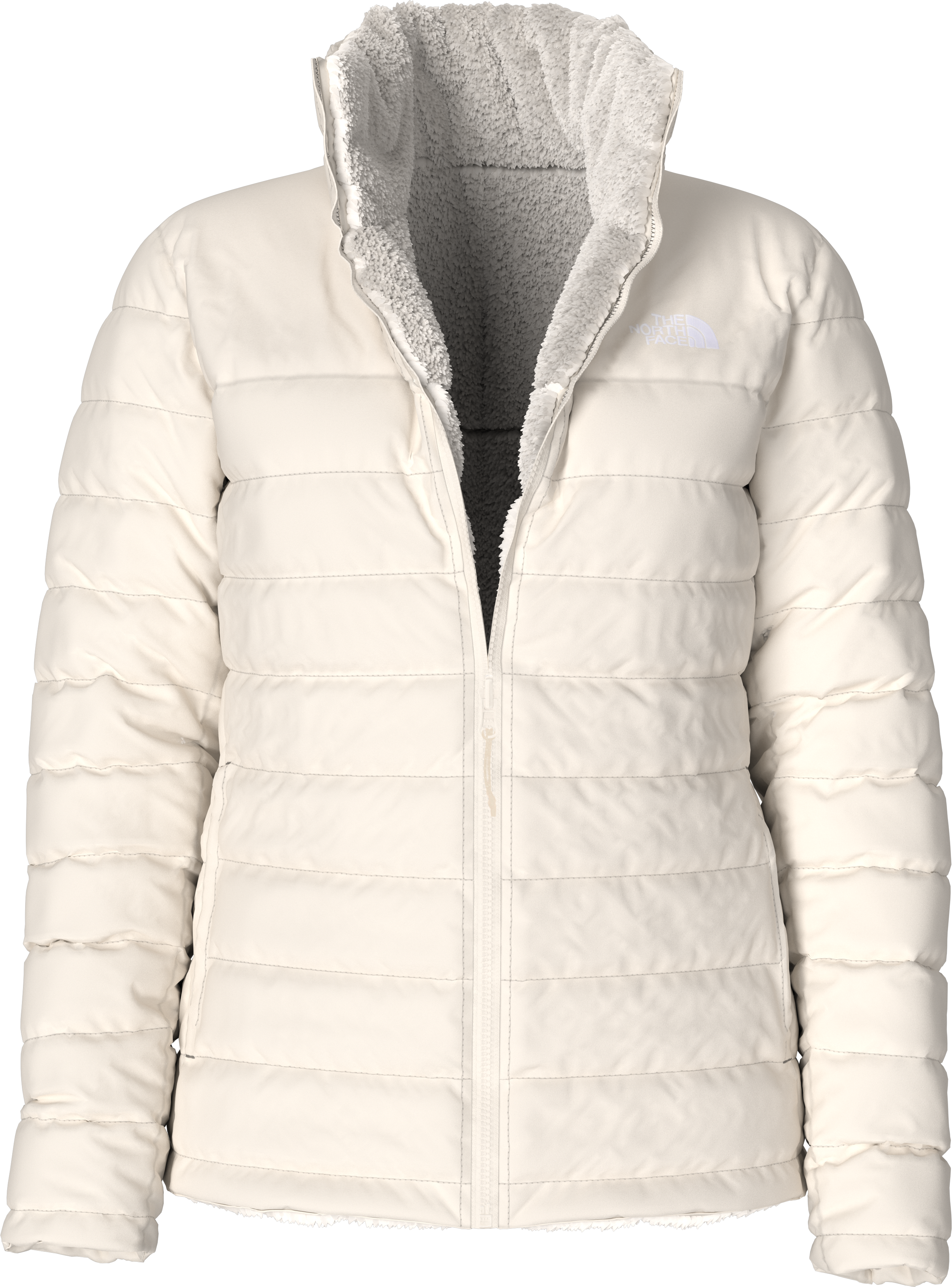 The North Face Women's Mossbud Insulated Reversible Jacket-White