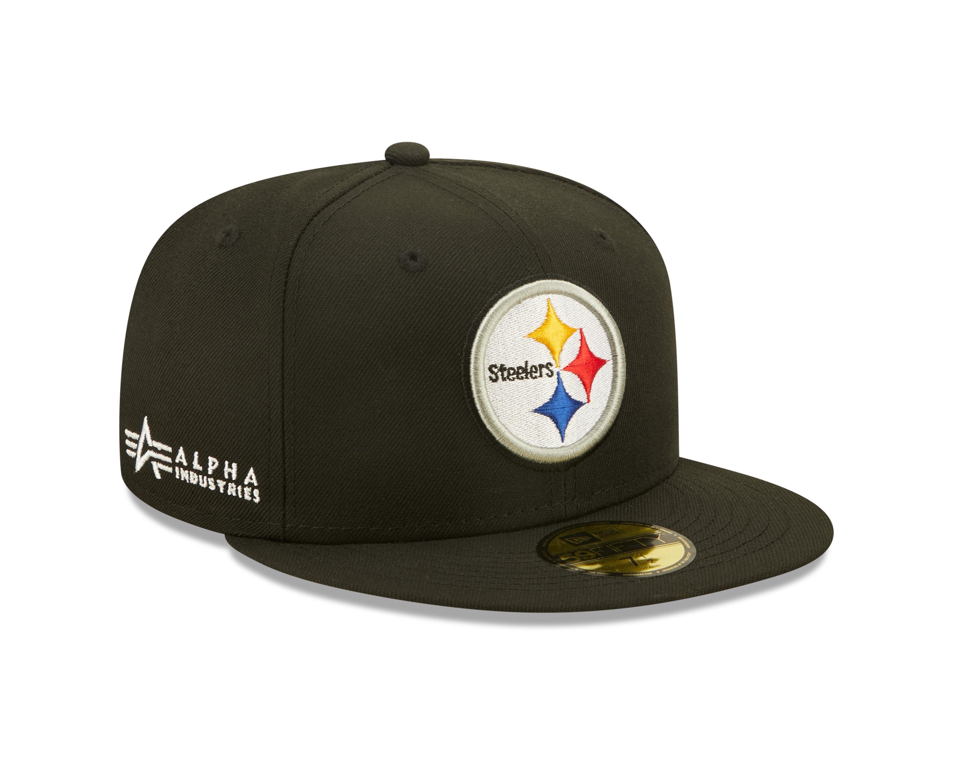 New Era, Accessories, New Era Pittsburgh Steelers Fitted Hat Cap Sz 8  Flat Bill 59fifty Nwt