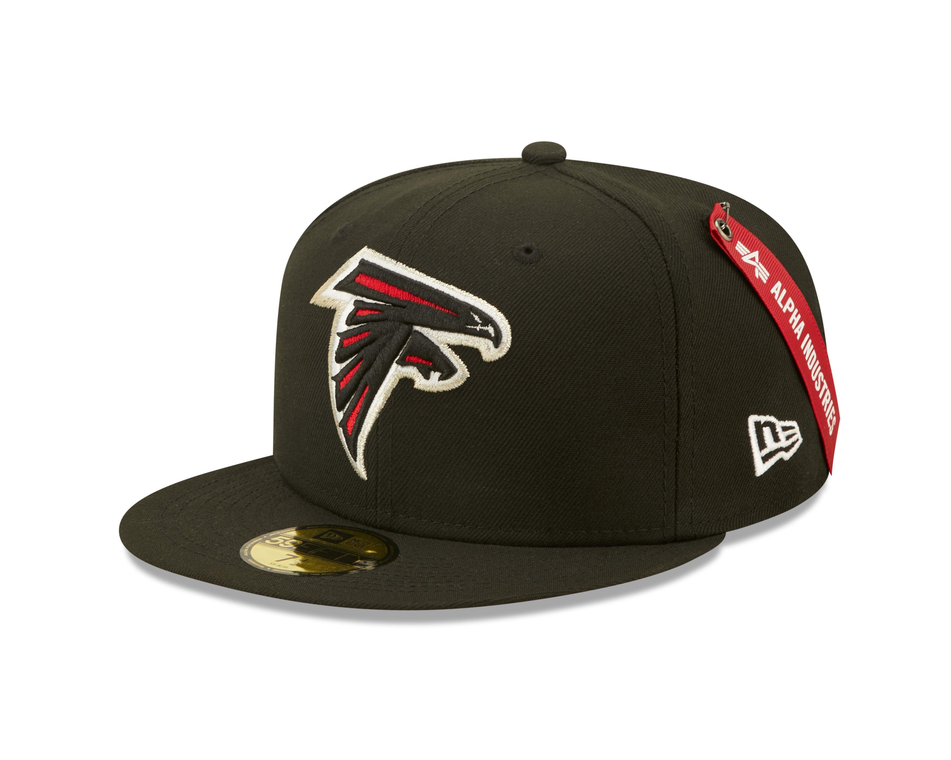 New Era Women's Black and White Atlanta Falcons Athletic Historic