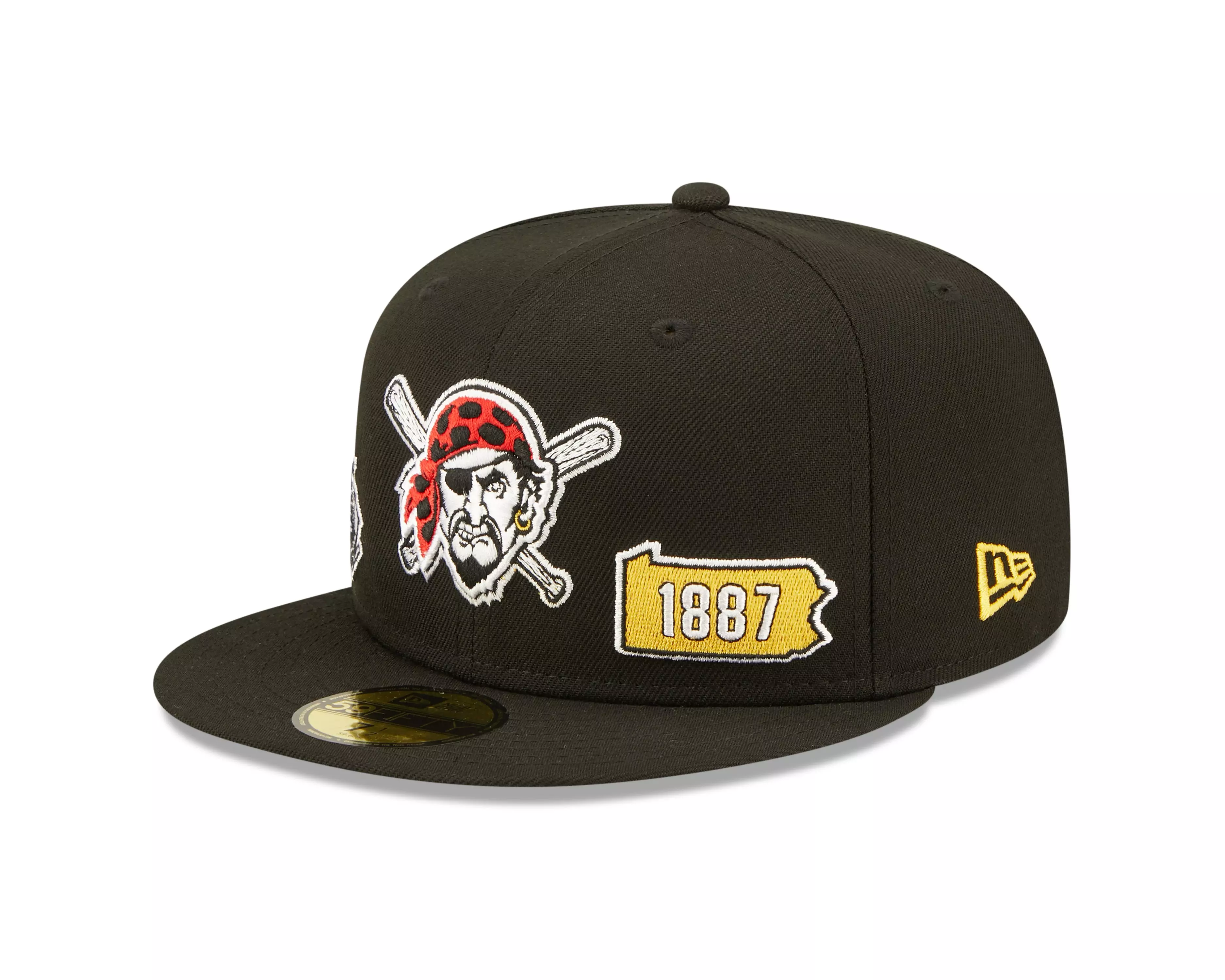 New Era Pittsburgh Pirates Identity 59FIFTY Fitted Hat - BLACK