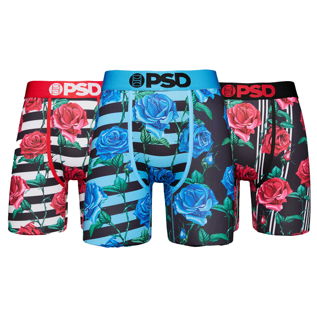 PSD 100 Roses Mix Boyshort Underwear