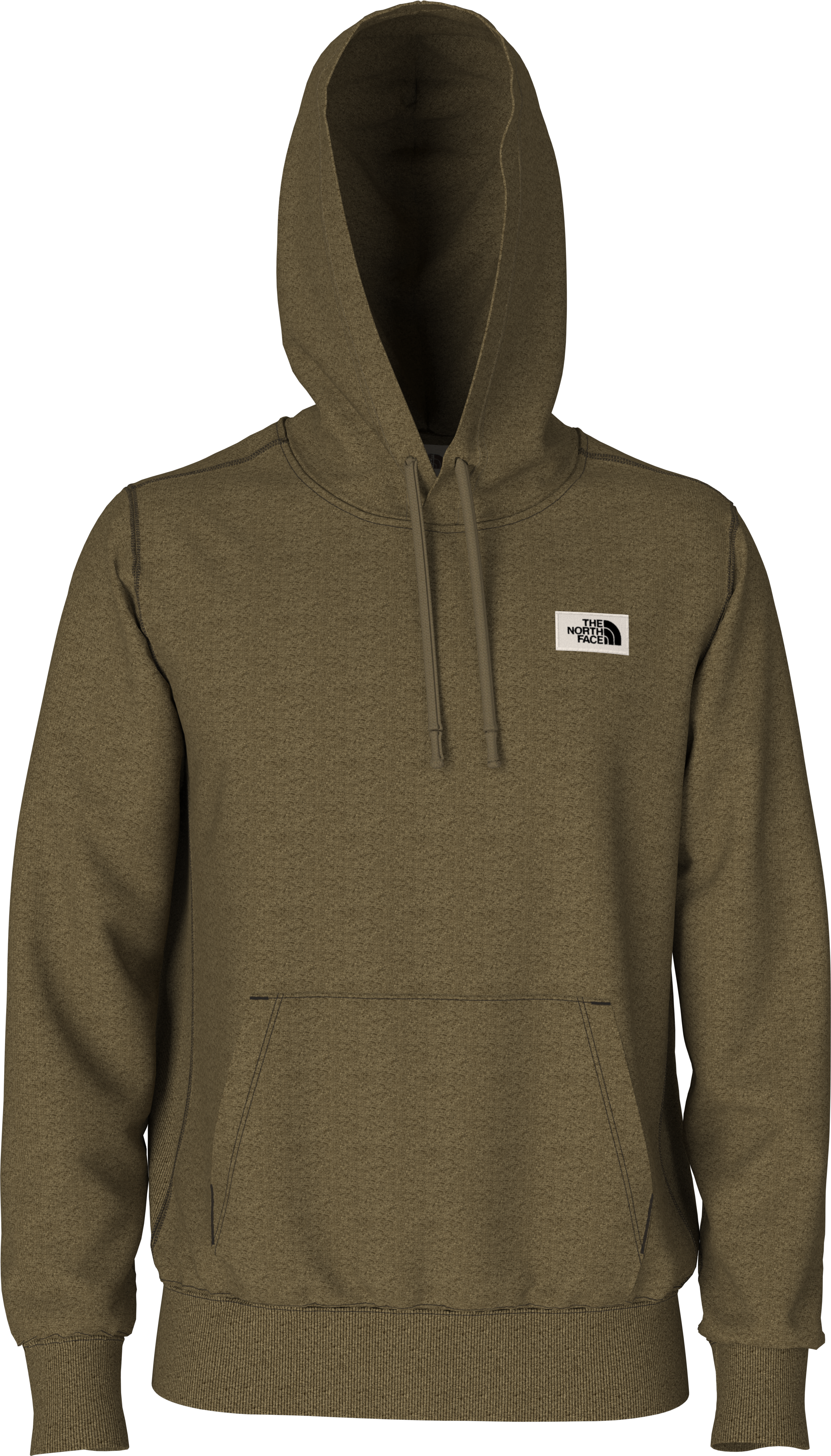 The North Face Men's Heritage Patch Pullover Hoodie-Olive