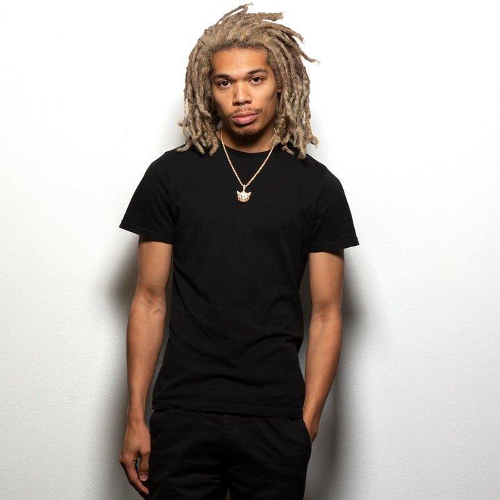 King Ice Devil Emoji Necklace - GOLD Thumbnail View 4