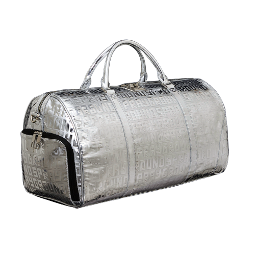 SPRAYGROUND: INFINITI CHECK SHARK DUFFLE BAG – 85 86 eightyfiveightysix