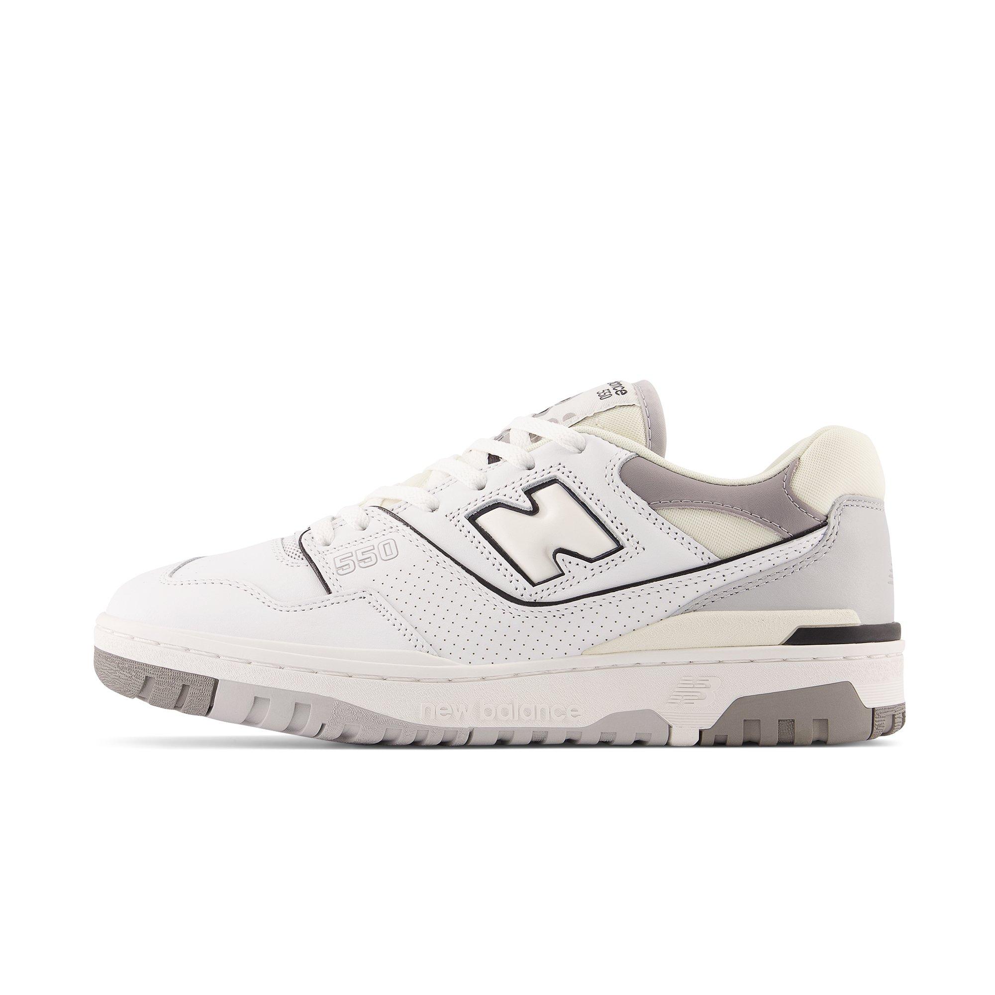 New Balance 550 White/Green Men's Shoe - Hibbett