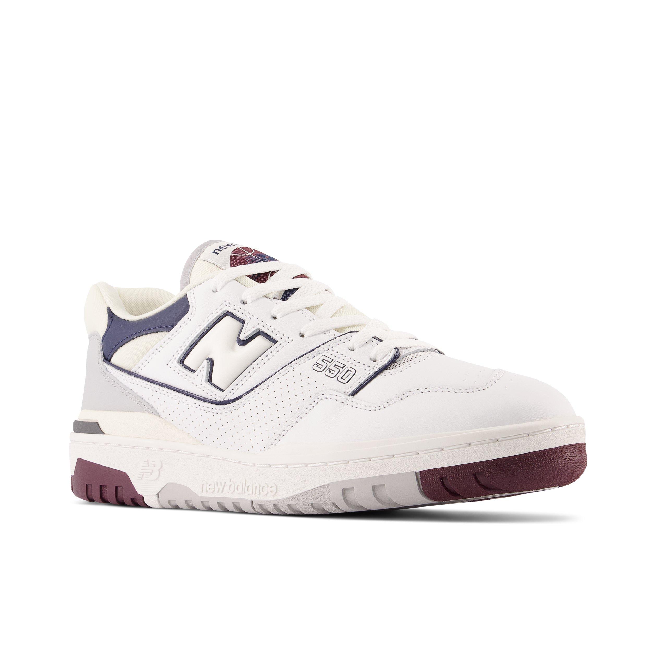 compromiso Bebida llegar New Balance 550 "White/Navy/Maroon" Men's Shoe