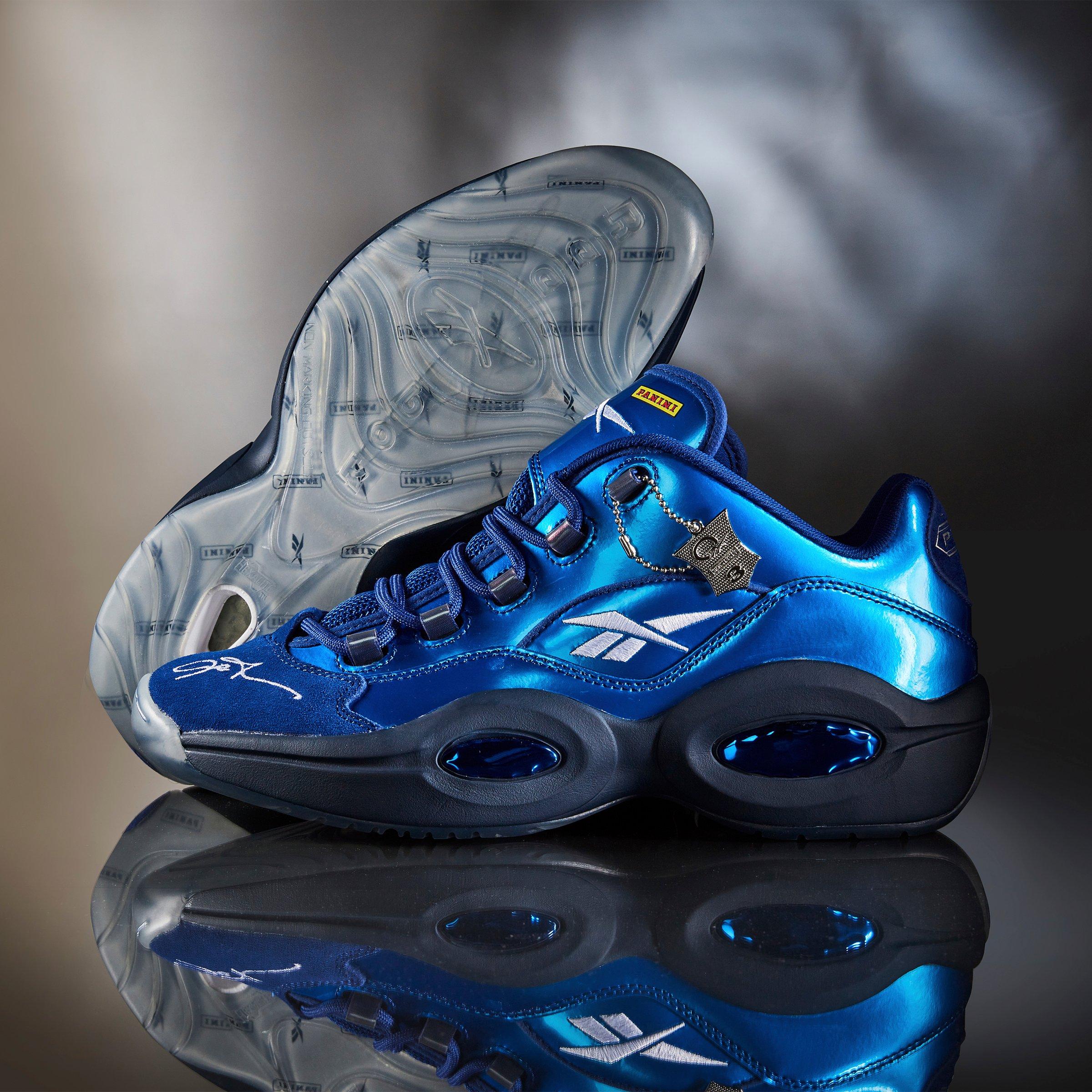 kit rørledning Beskatning Reebok x Panini Question Low "Cobalt/Navy/White" Men's Basketball Shoe -  Hibbett | City Gear