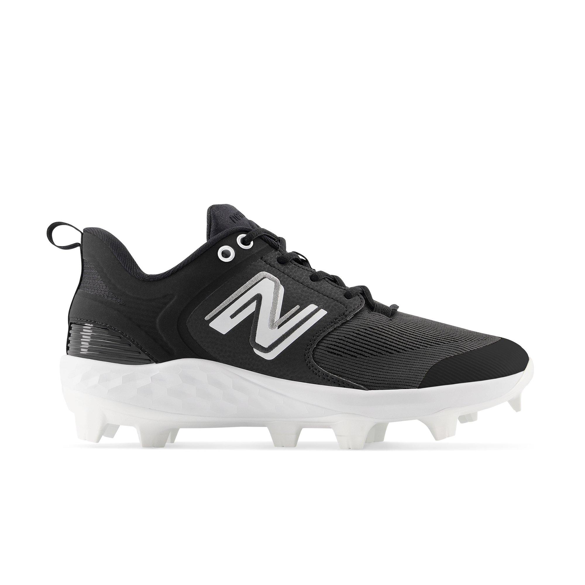 New Balance 3000 v6 Molded Black White Men s Baseball Cleat Hibbett