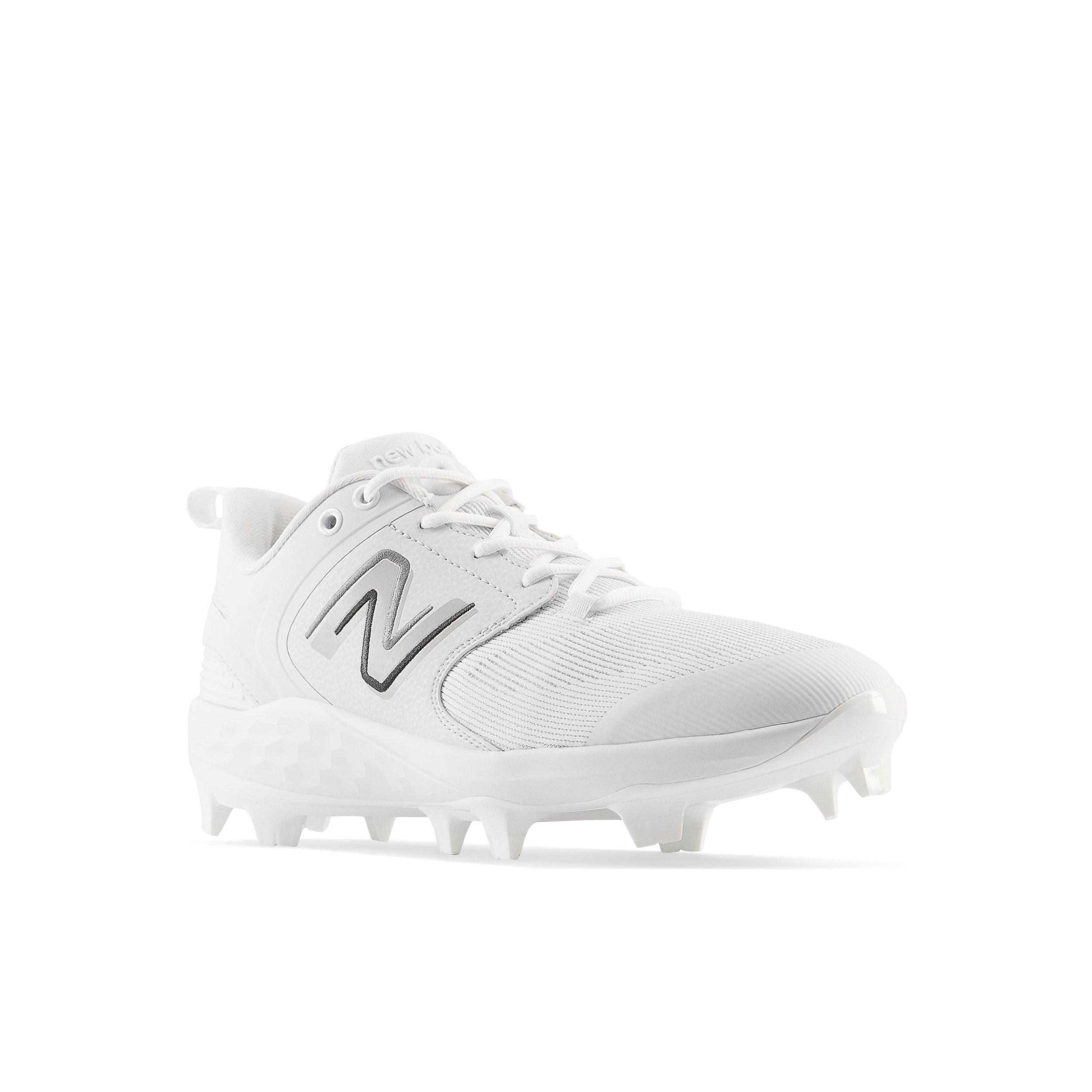 New Balance 3000 v6 Molded "White/Black" Men's Baseball Cleat - WHITE/BLACK Thumbnail View 2