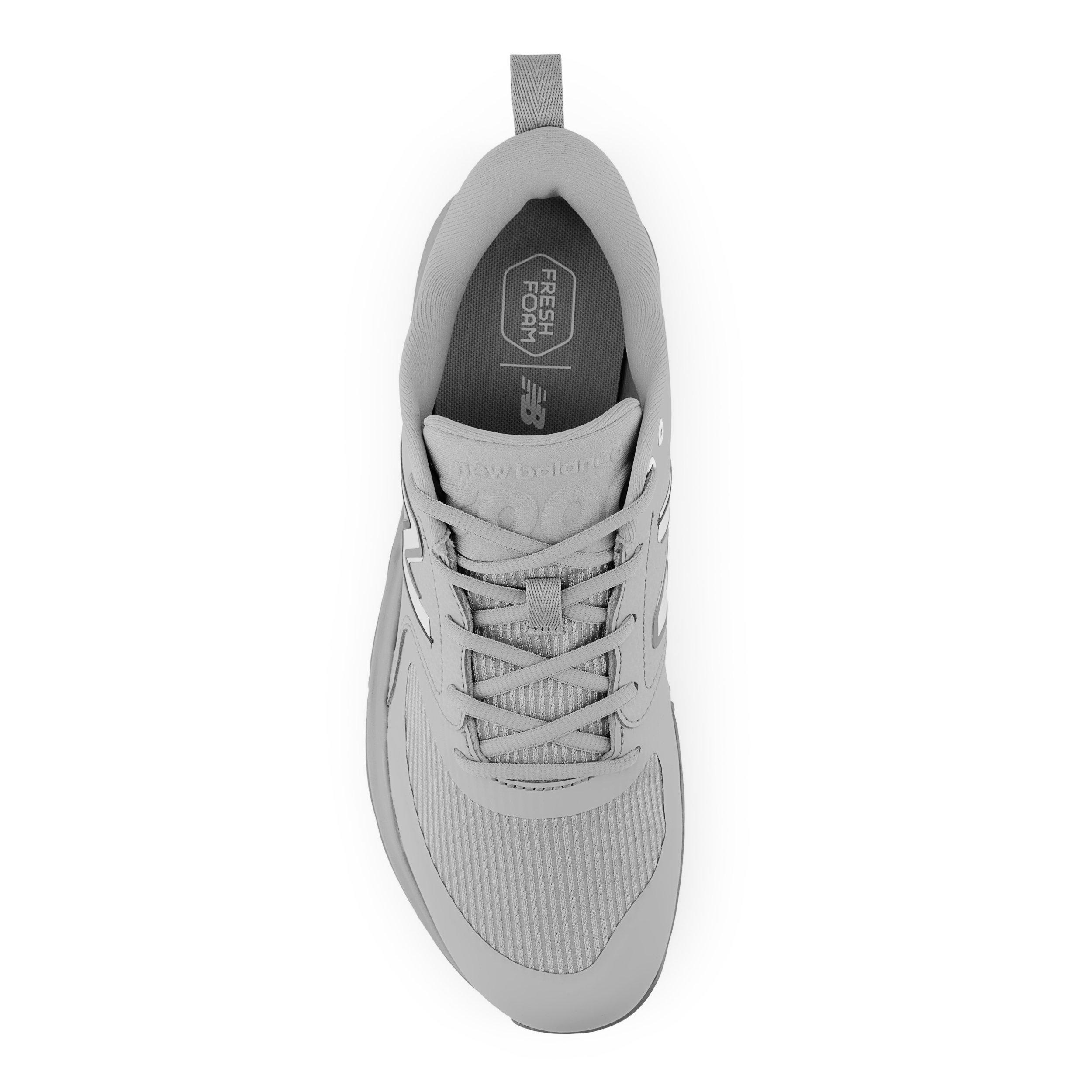 New Balance Fresh Foam 3000v6 Turf "Grey/White" Men's Baseball Shoe - GREY/WHITE Thumbnail View 3