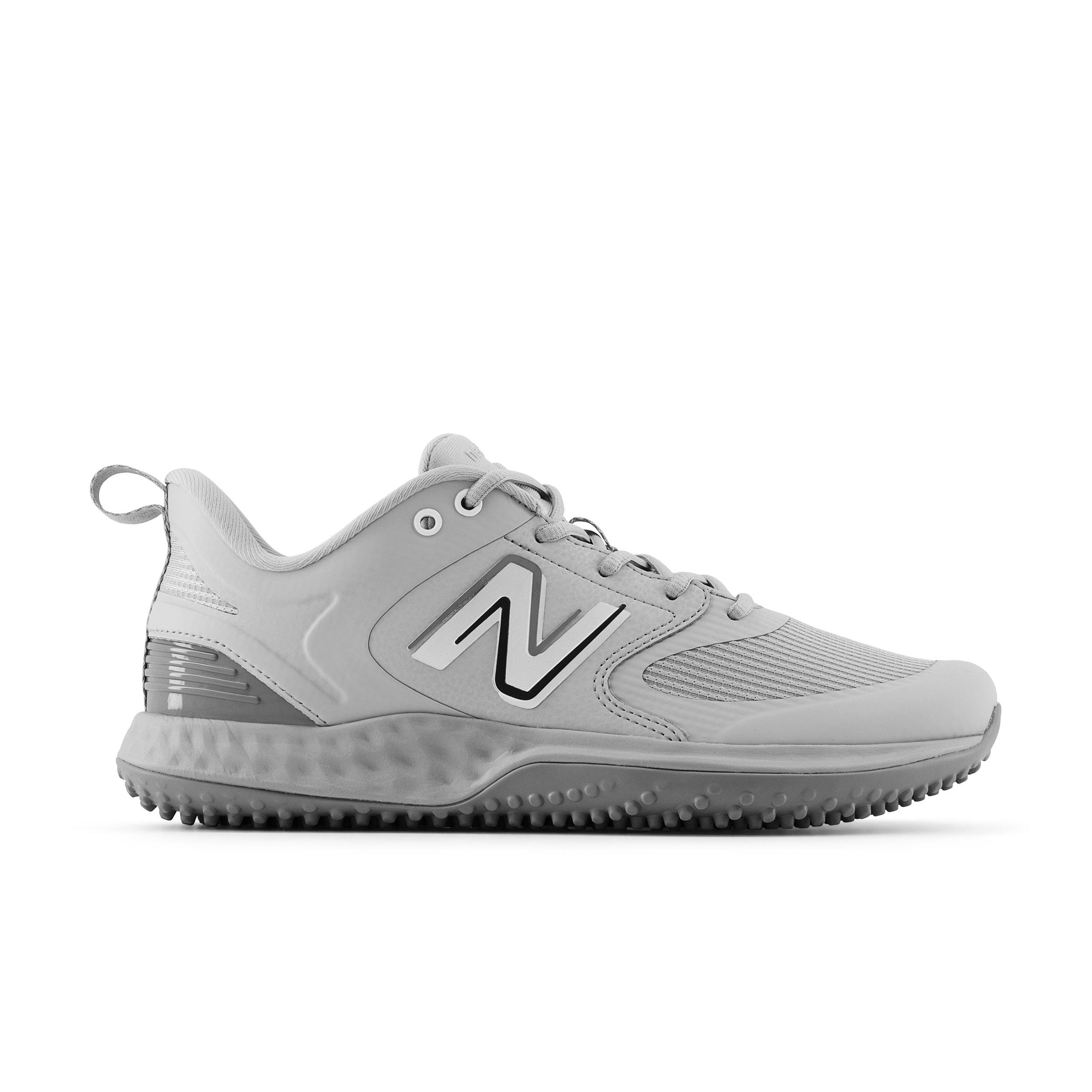 New Balance Fresh Foam 3000v6 Turf "Grey/White" Men's Baseball Shoe - GREY/WHITE Thumbnail View 1