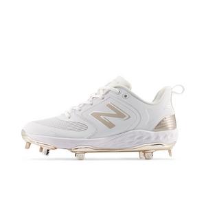 New Balance Fresh Foam Velo V3 "White/Gold" Women's Softball Cleat