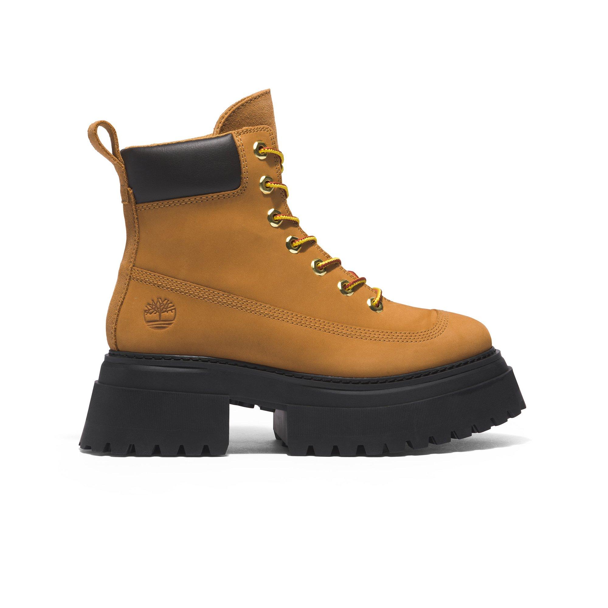 heerlijkheid kort Vies Timberland Sky 6-Inch Platform "Wheat/Black" Women's Boot