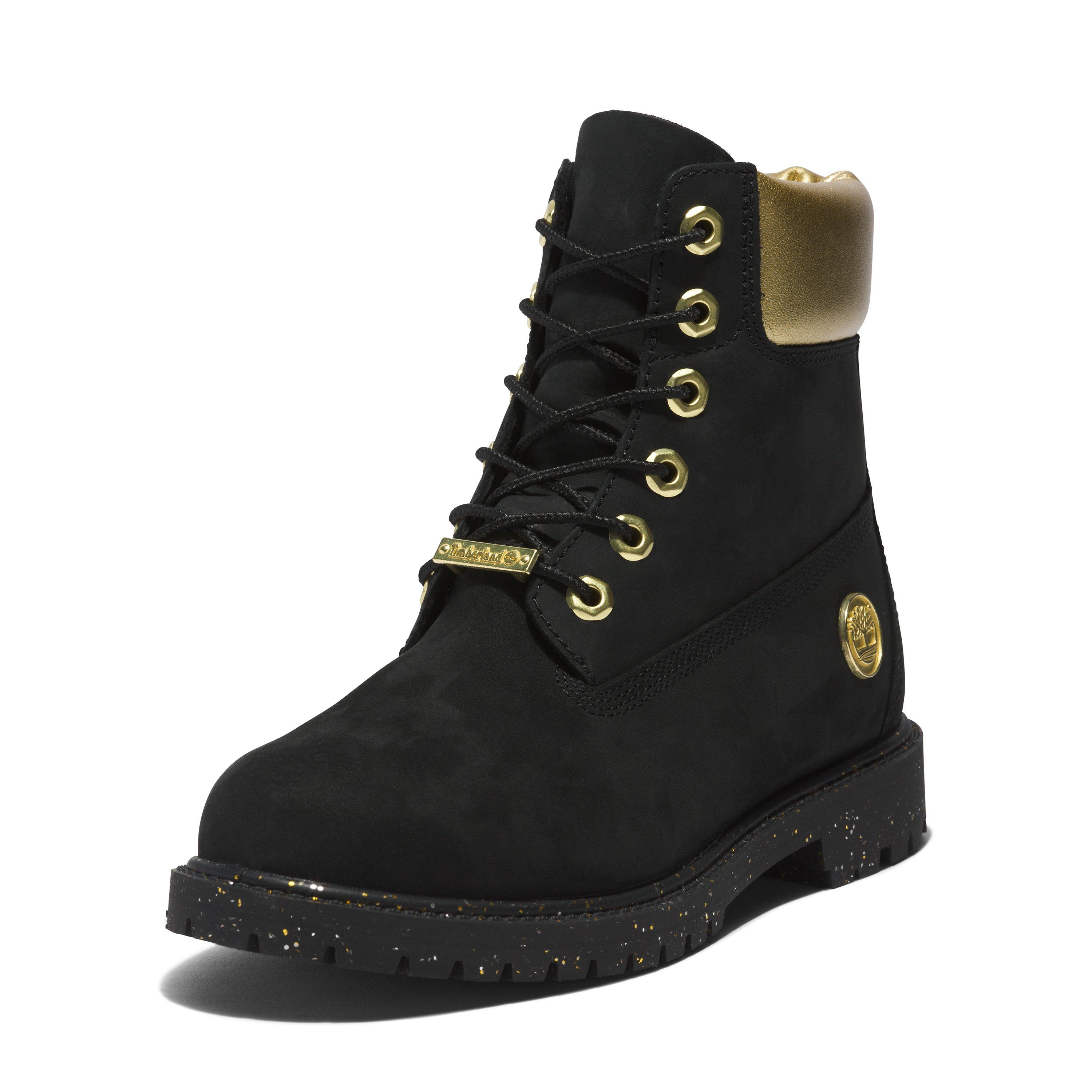 Black and hotsell gold timberlands mens