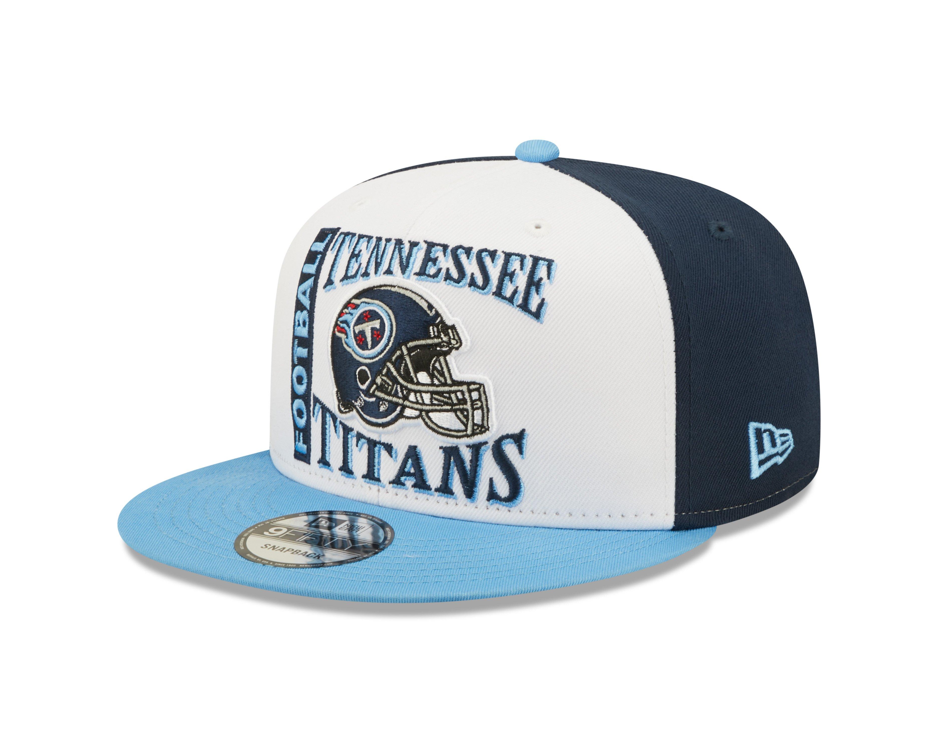 New Era 59Fifty Vegas Dome Tennessee Titans Retro Script Hat- Tan, Nav – Hat  Club