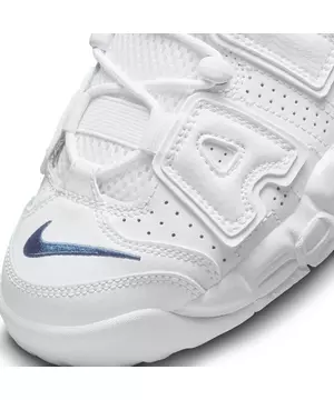 Nike Air More Uptempo White/Midnight Navy Grade School Boys' Shoe -  Hibbett