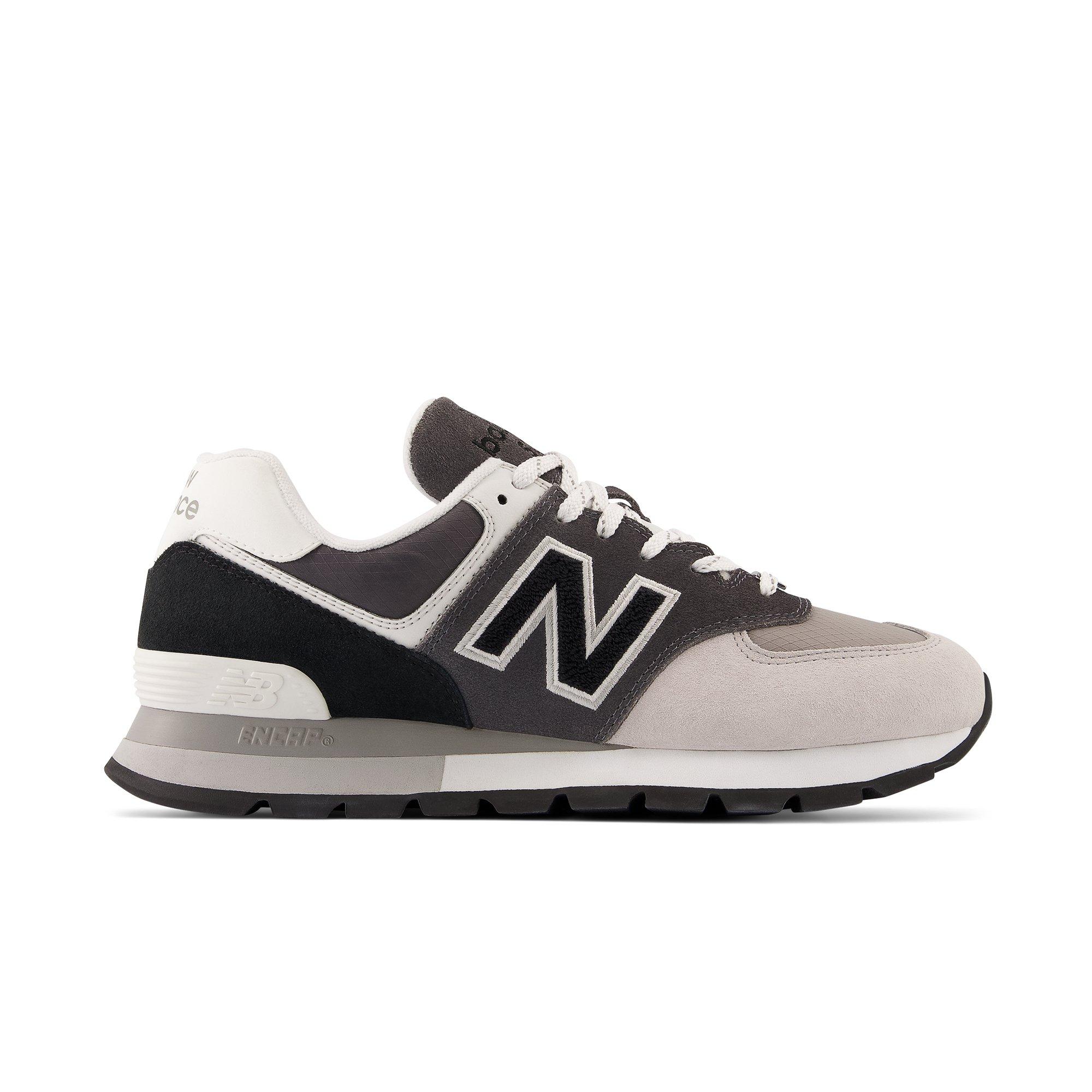 New balance 574 black hotsell and grey