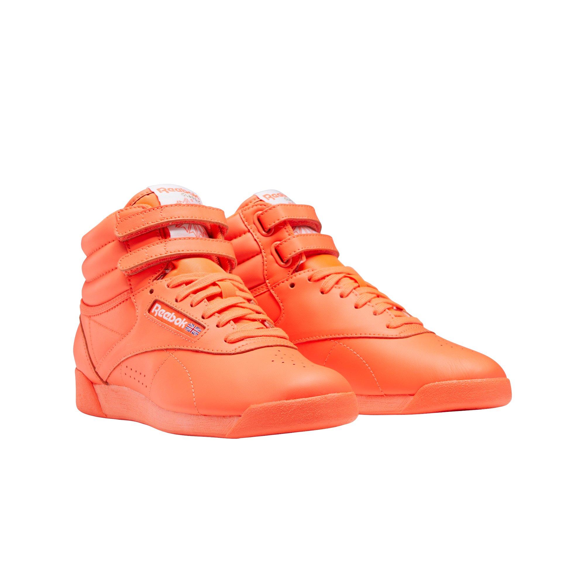 Reebok high tops store 80s femme orange