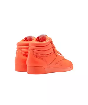 en Sip resbalón Reebok Freestyle Hi "Orange Flare" Women's Shoe