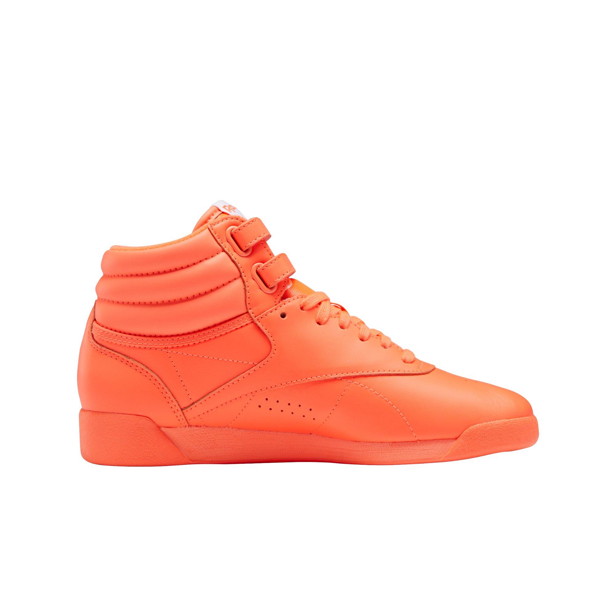ujævnheder Wreck tæppe Reebok Freestyle Hi "Orange Flare" Women's Shoe - Hibbett | City Gear