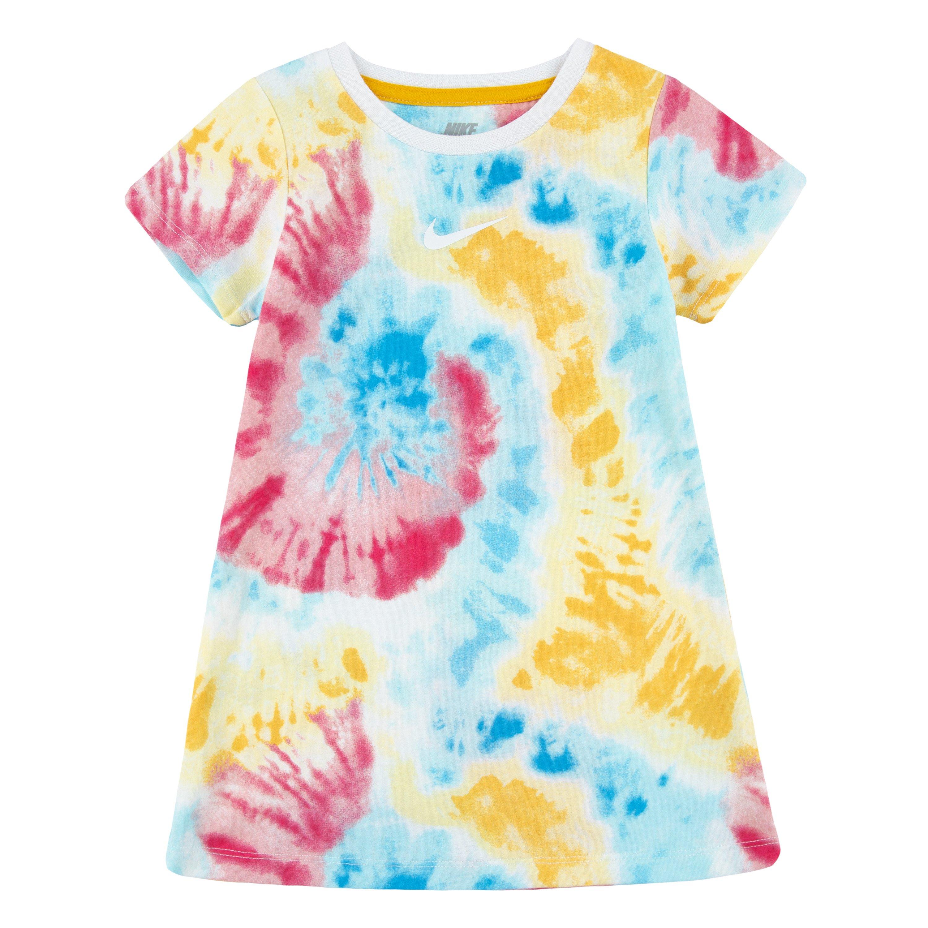 New Era / Apparel Girl's Boston Red Sox Tie Dye V-Neck T-Shirt