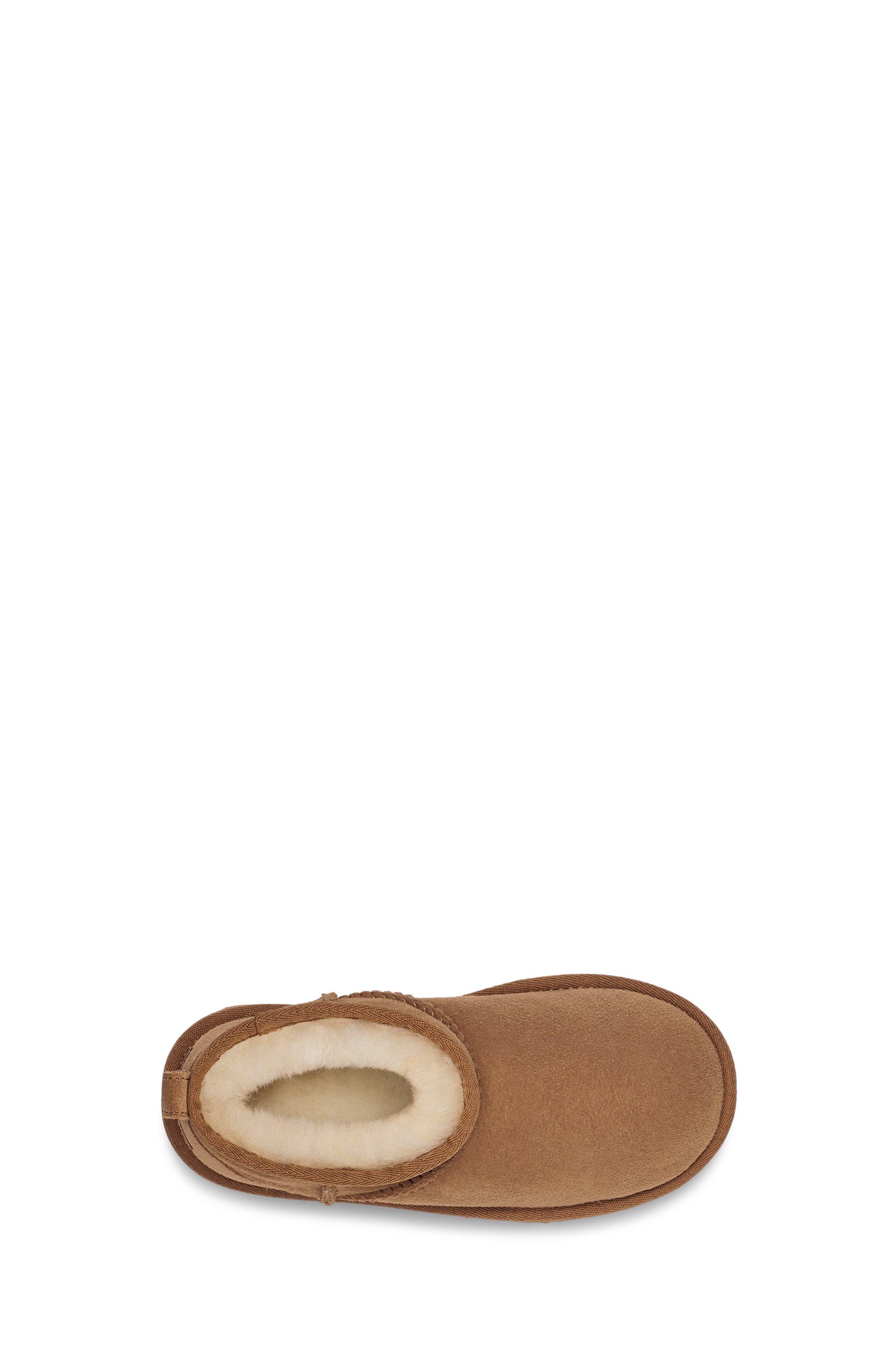 UGG Classic Ul​tra Mini Grade School Girls' "Chestnut" Boot