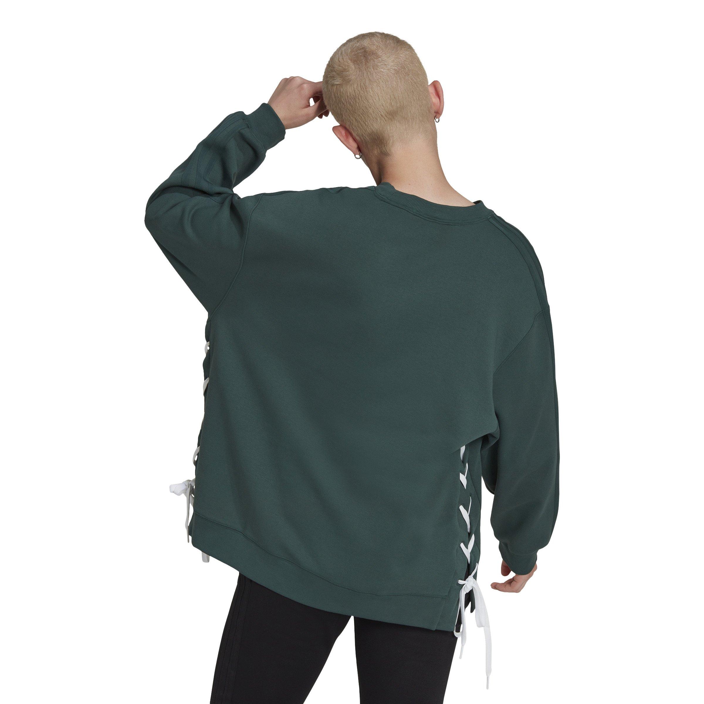 adidas Women's Always Original Laced Crew Sweatshirt-Green - Hibbett | City  Gear