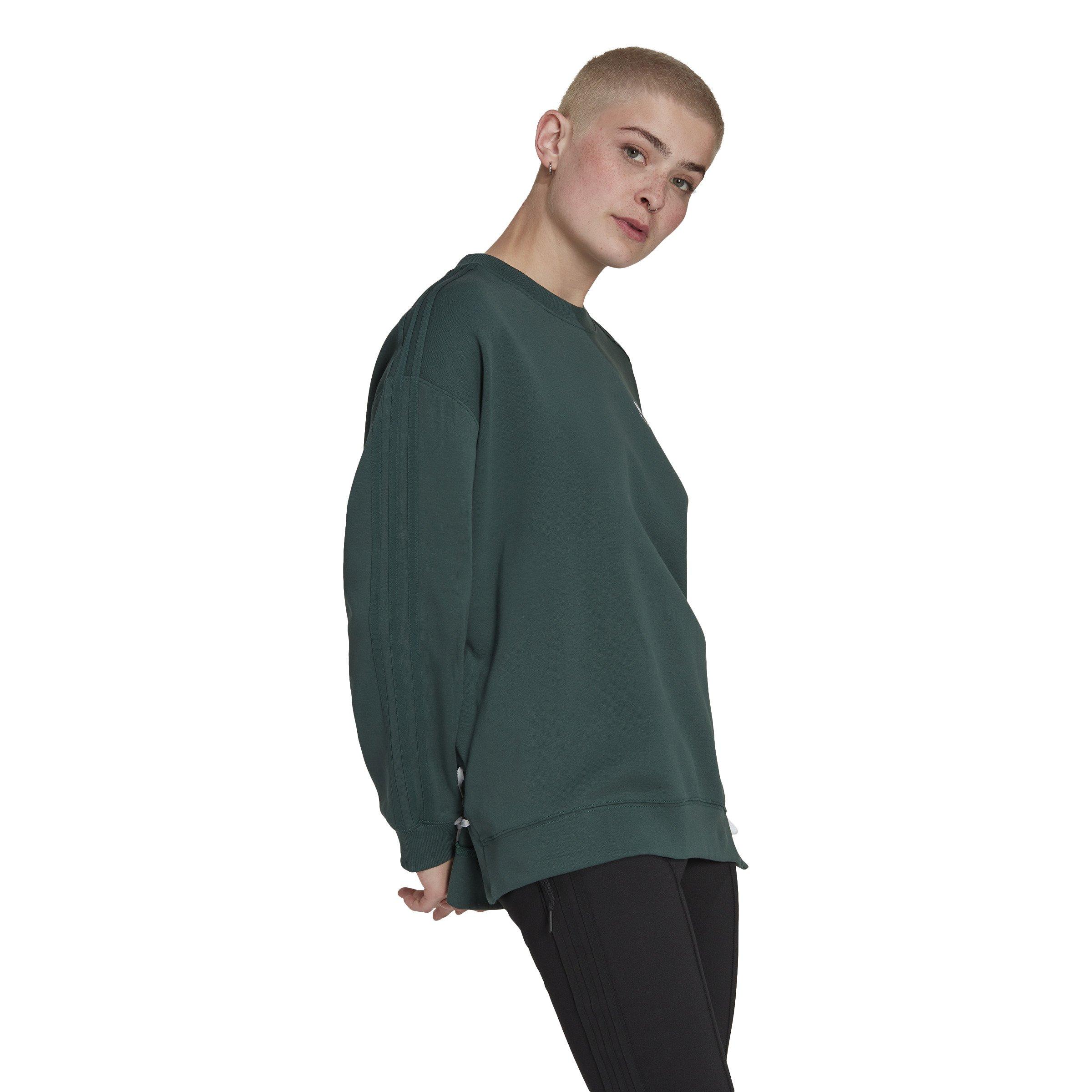 Laced City Original Hibbett Crew adidas Women\'s Sweatshirt-Green Always Gear - |