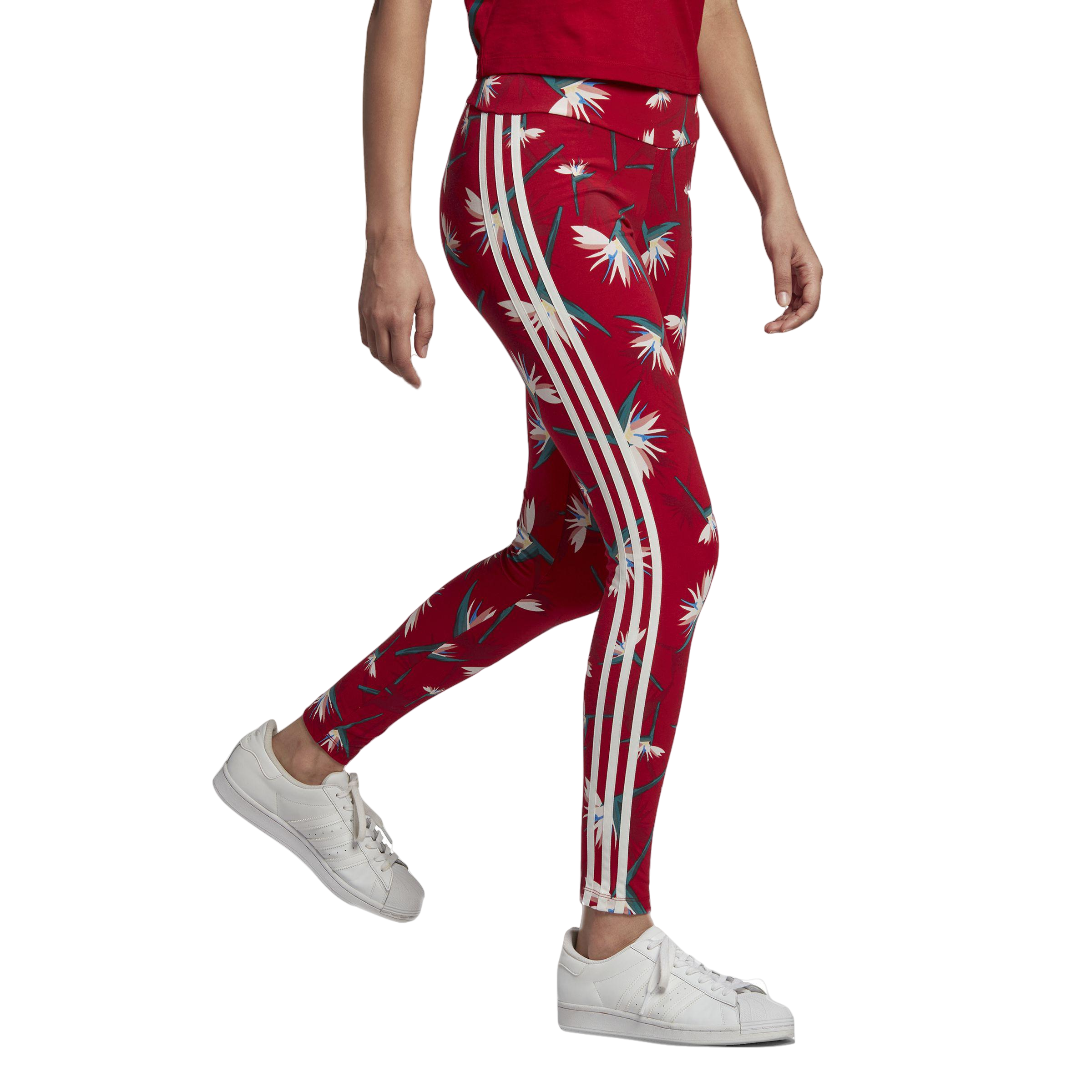 Maak een sneeuwpop fiets boerderij adidas x Thebe Magugu Women's All Over Print Leggings-Red