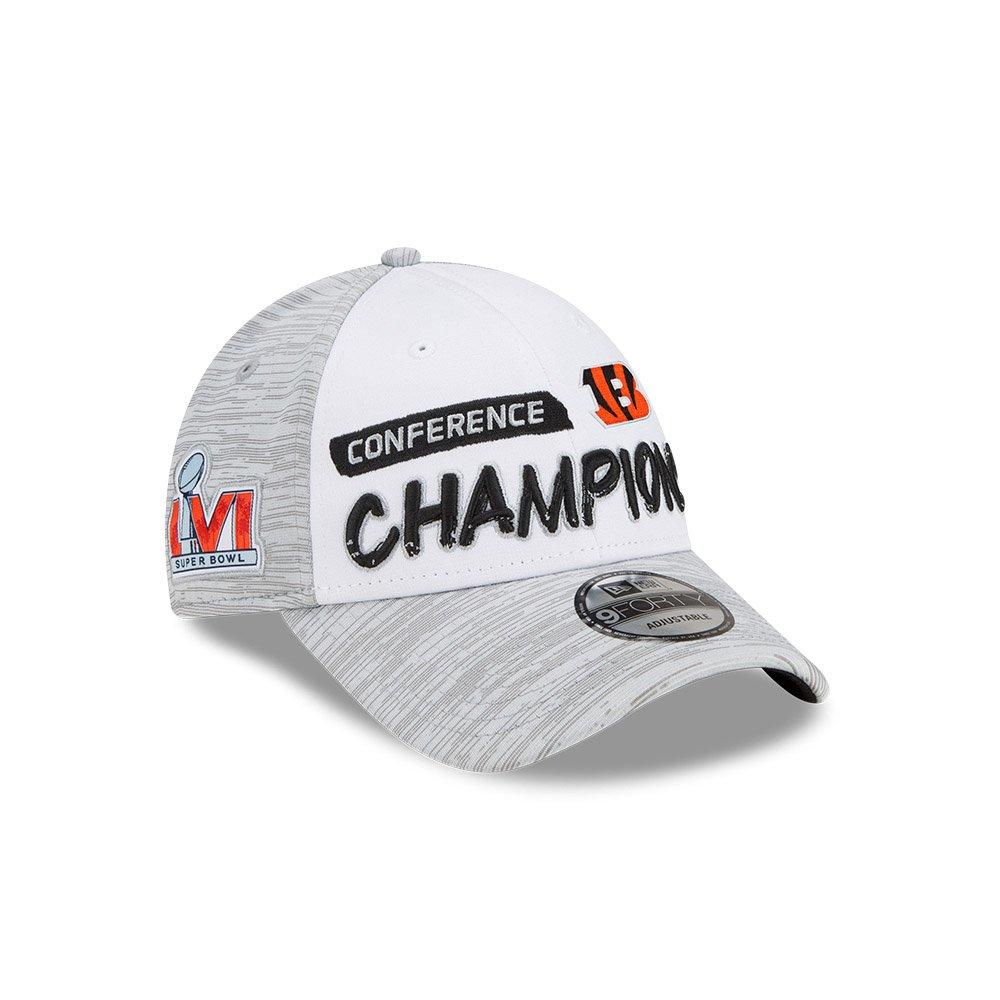 Men's New Era Graphite Cincinnati Bengals 2021 AFC North Division Champions  9FORTY Trucker Snapback Hat