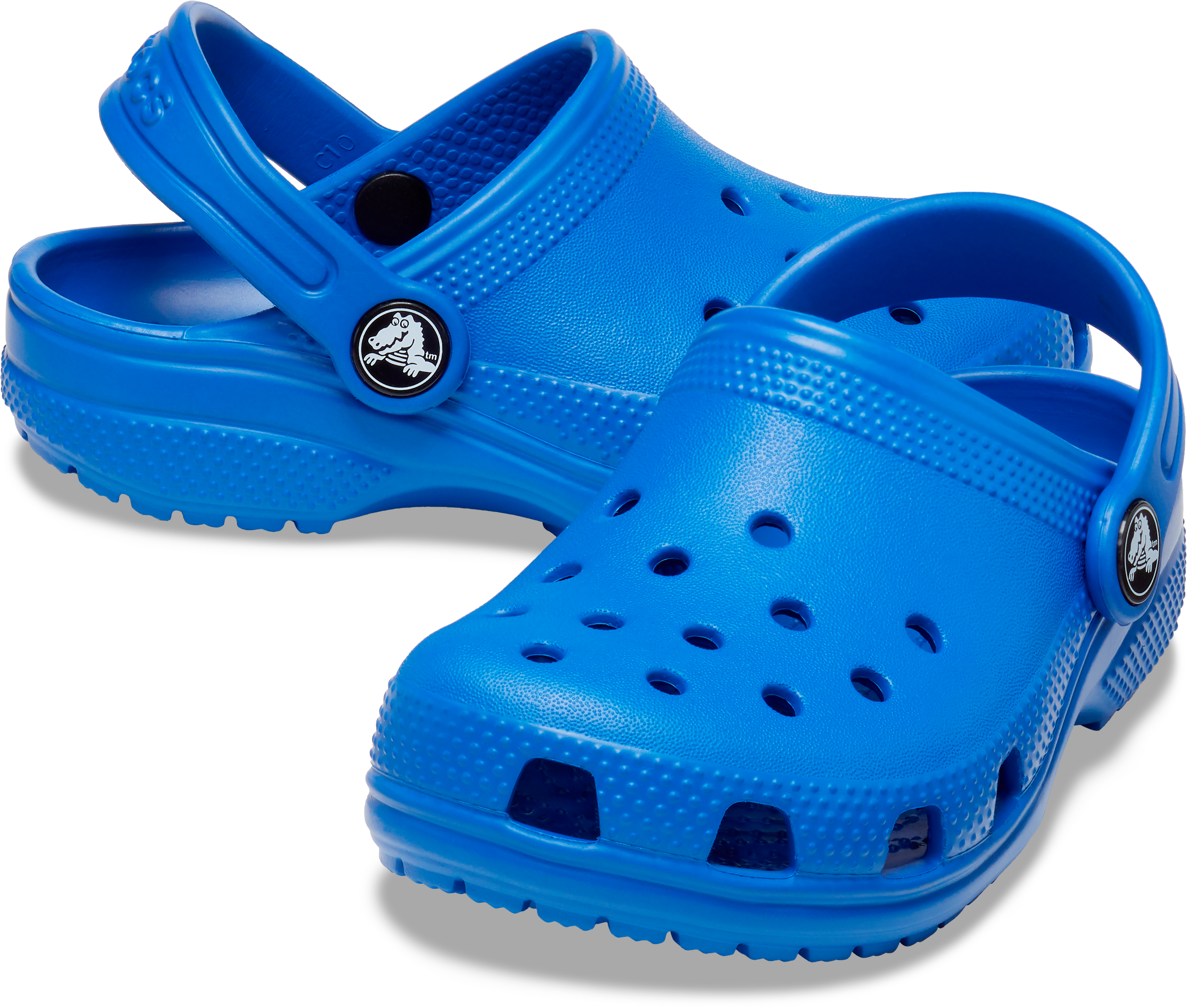Crocs Classic "Blue Bolt" Grade School Boys' Clog - BLUE Thumbnail View 6